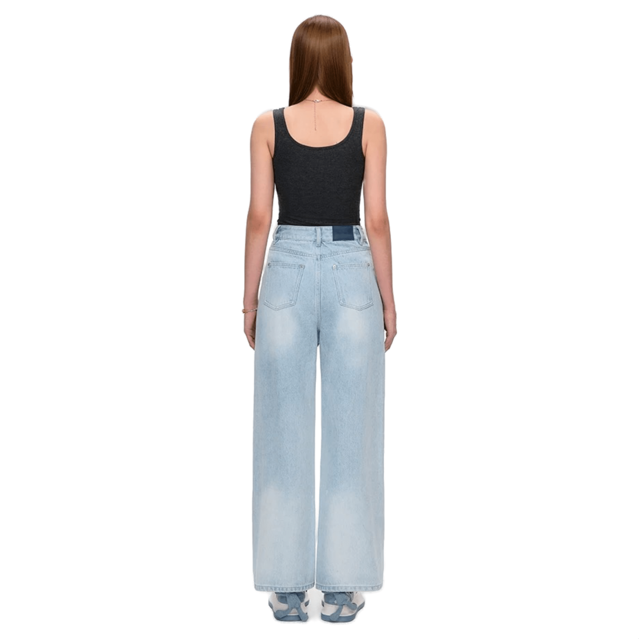 13DE MARZO Hollow Doll Jeans in Blue | MADAX