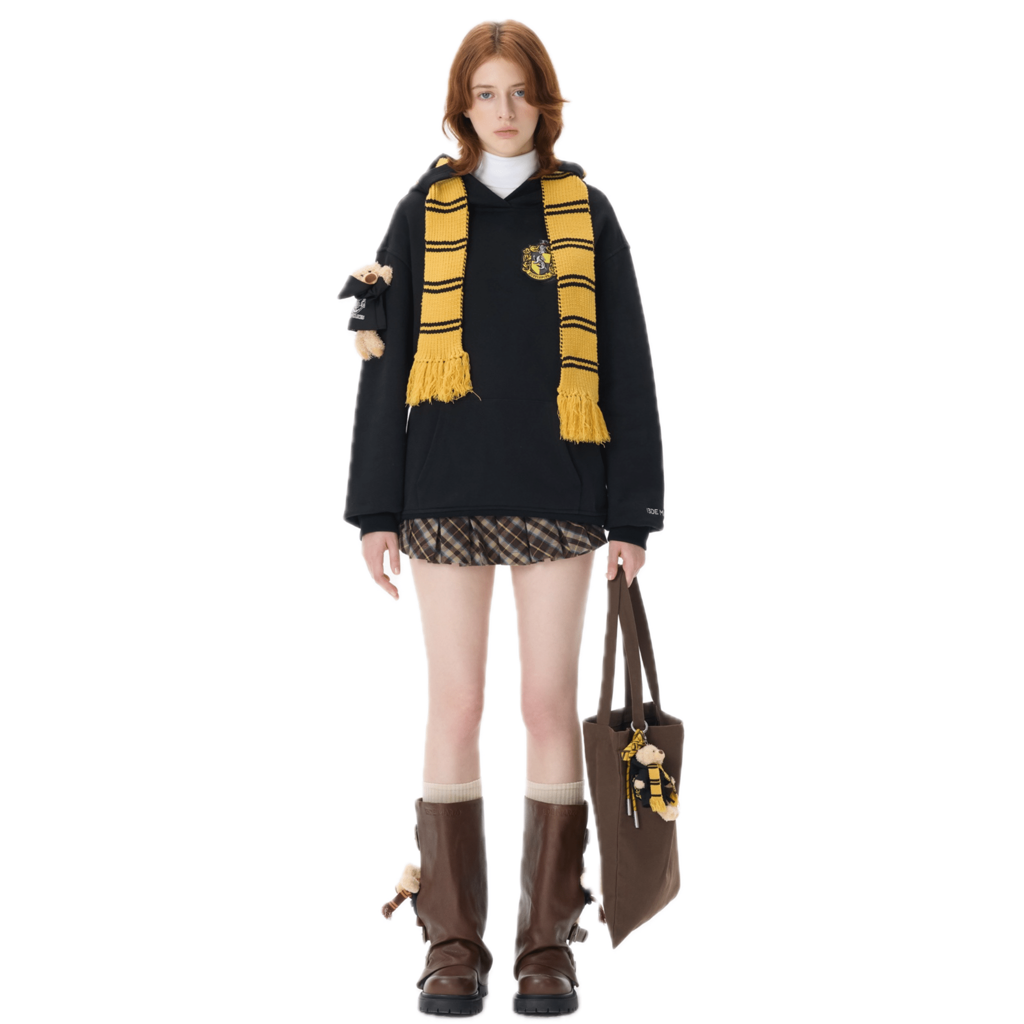 13DE MARZO Hongwarts Four Houses Scarf Sweater | MADAX