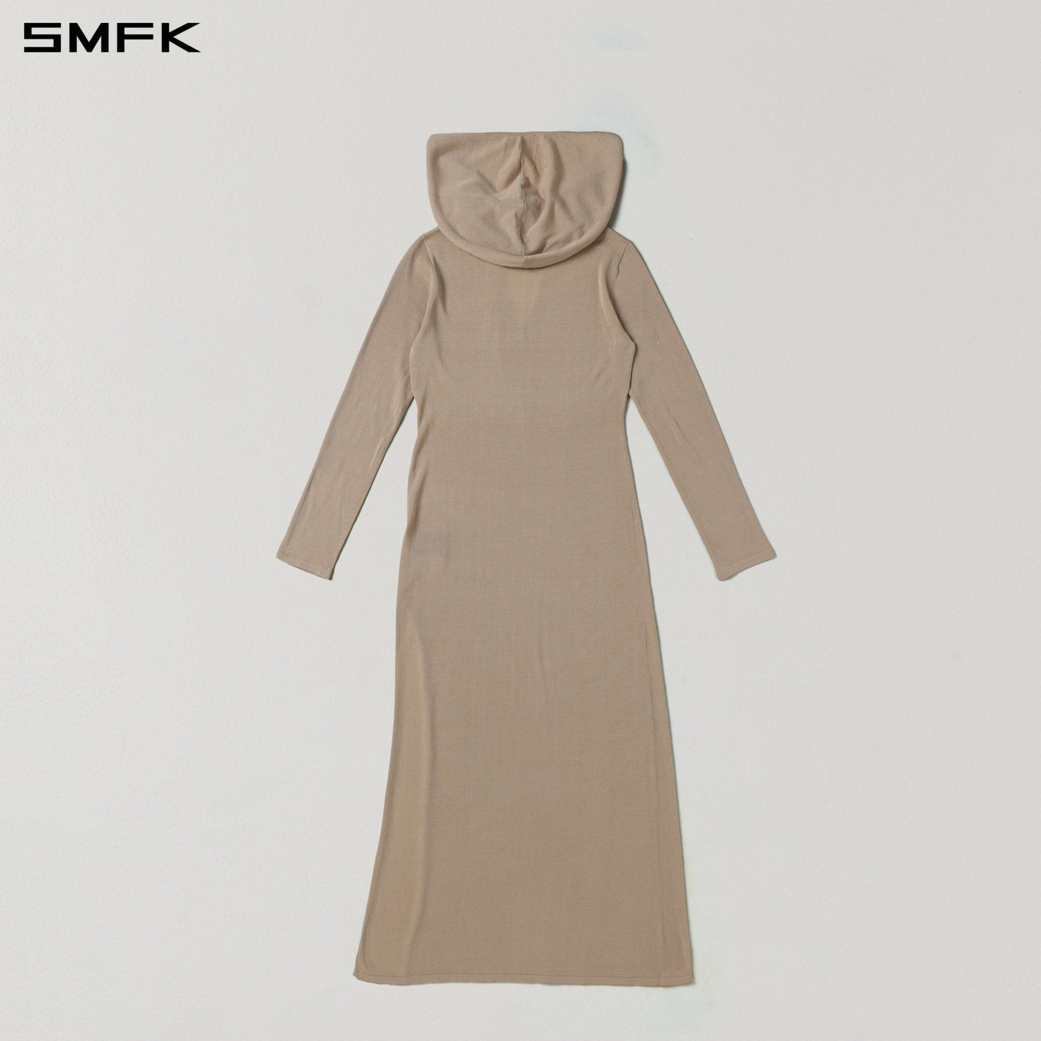SMFK Hoodie Long Skirt in Skin Tone | MADAX