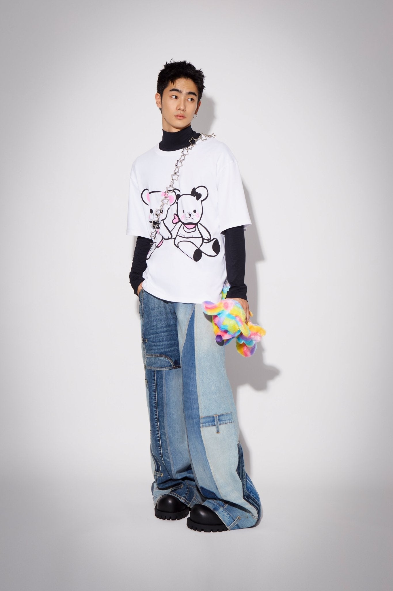 CPLUS SERIES Hug Bear Print T - Shirt | MADA IN CHINA