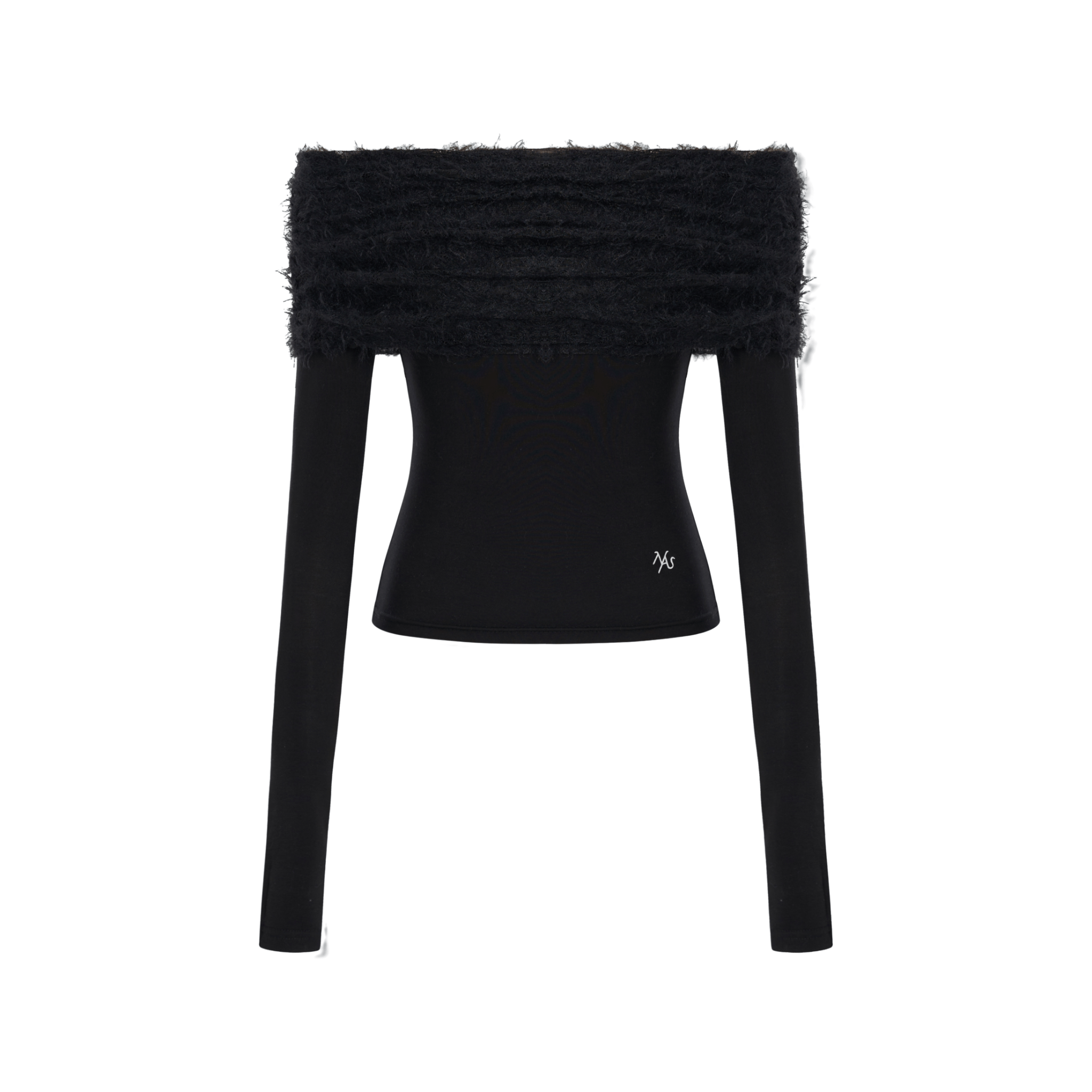 NAWS Ice Rose Long Sleeve Tee in Black | MADAX