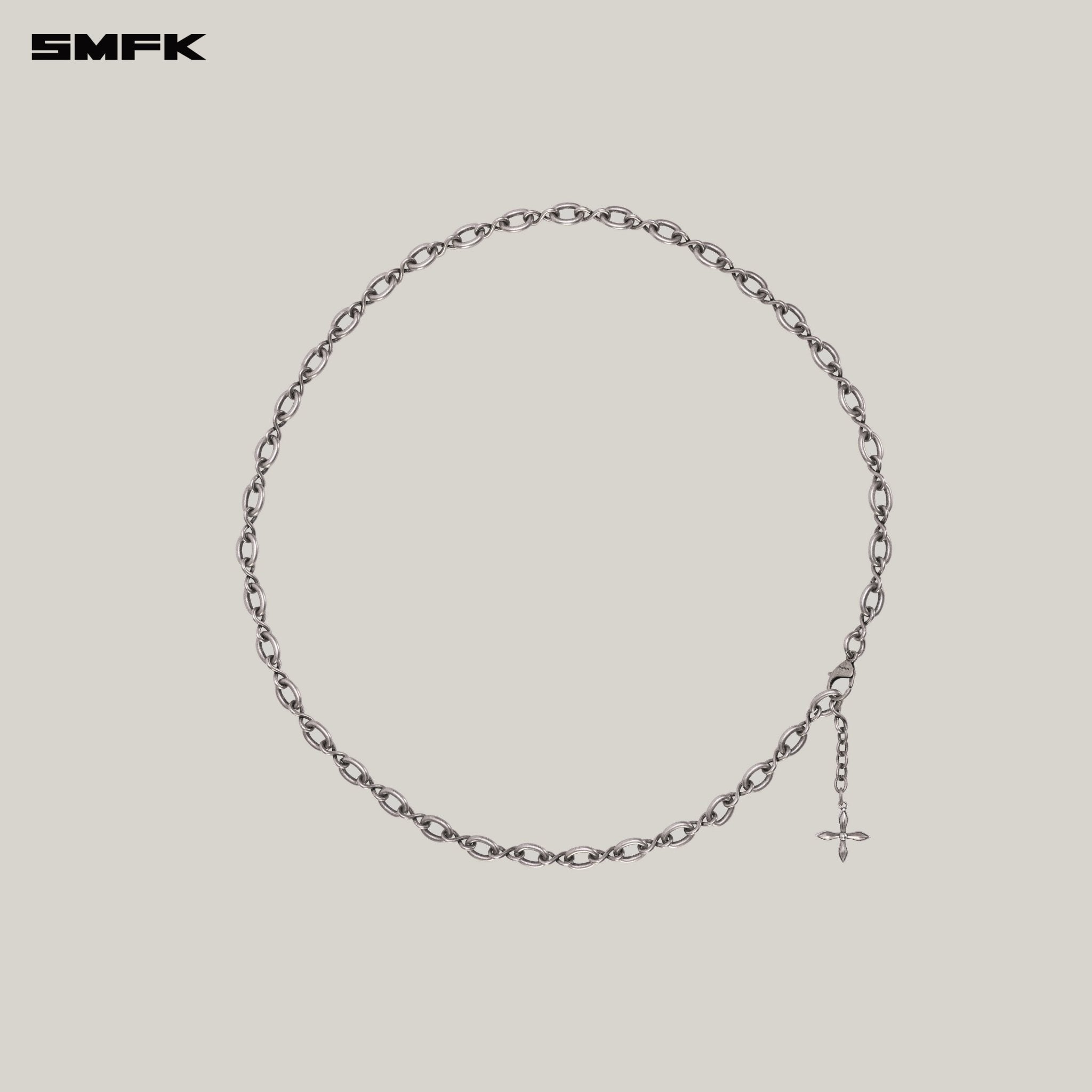 SMFK Infinity Loop Gemini Metal Waist Chain In Antique Silver | MADAX