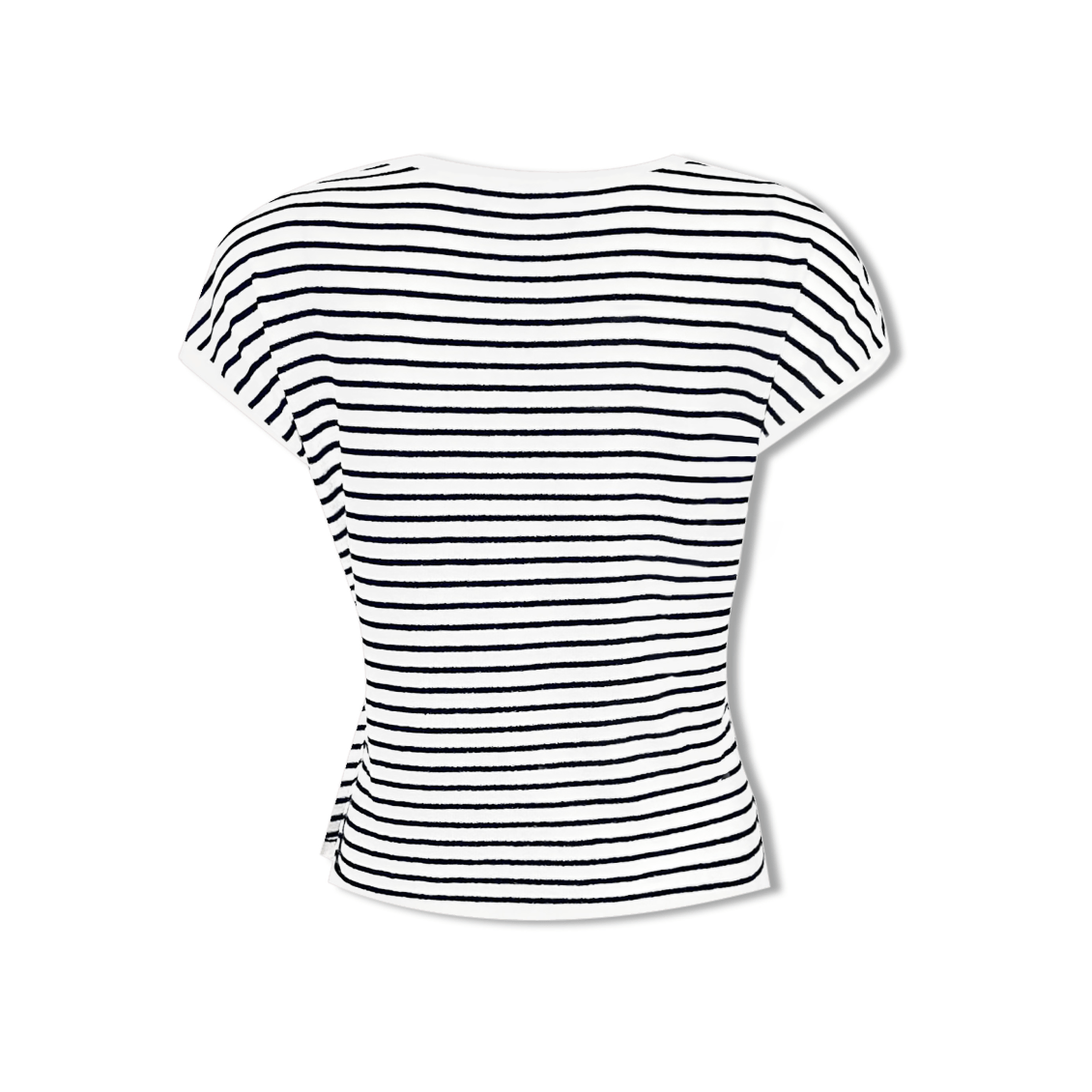 AIMME SPARROW Irregular Letter Embroidered Short - sleeved Shirt In Black and White | MADAX