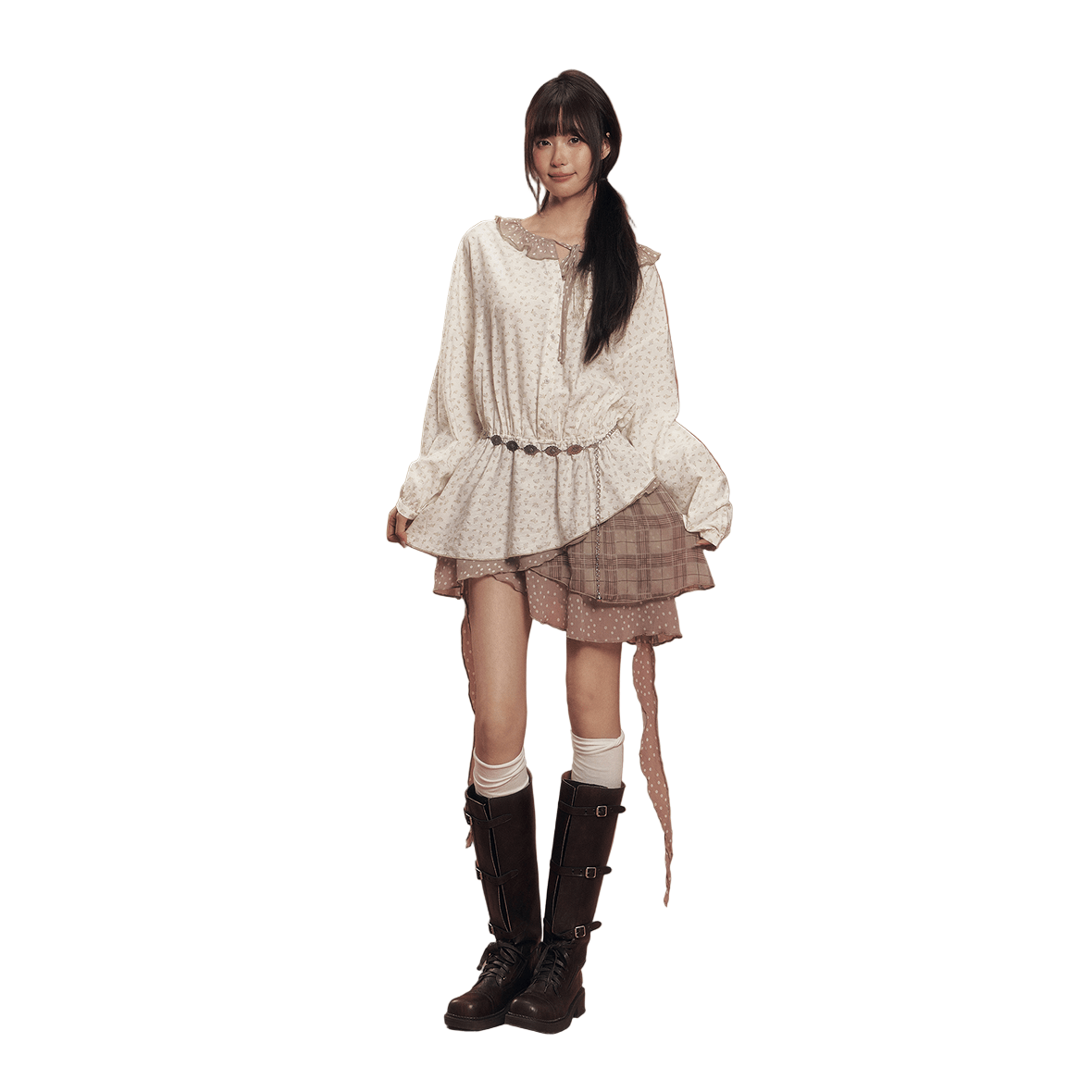 floral lace shirt dress Fiori Lace Mini Shirtdress