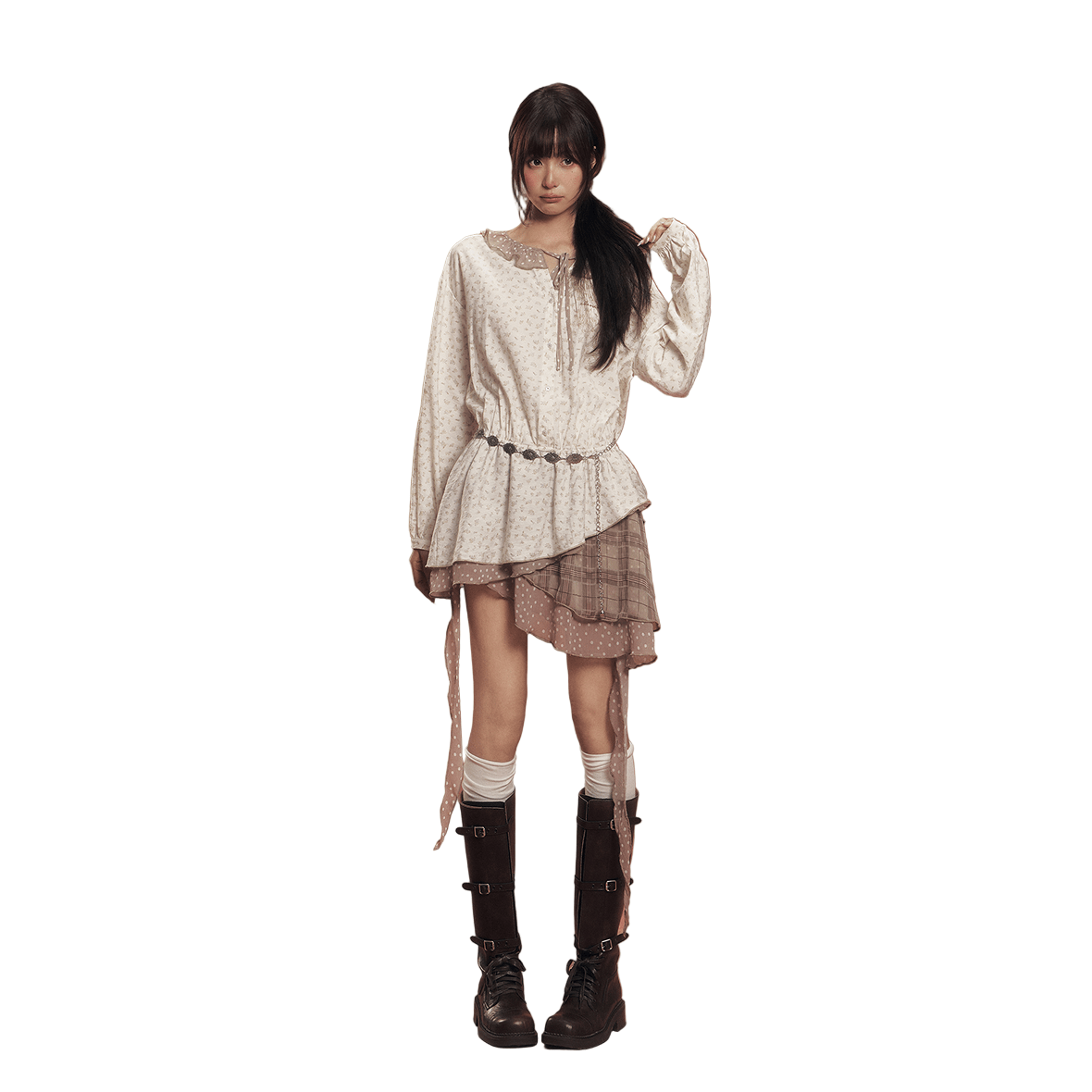 irregular shirt dress Striped Irregular Hem Mini Shirt Dress Likemychoice