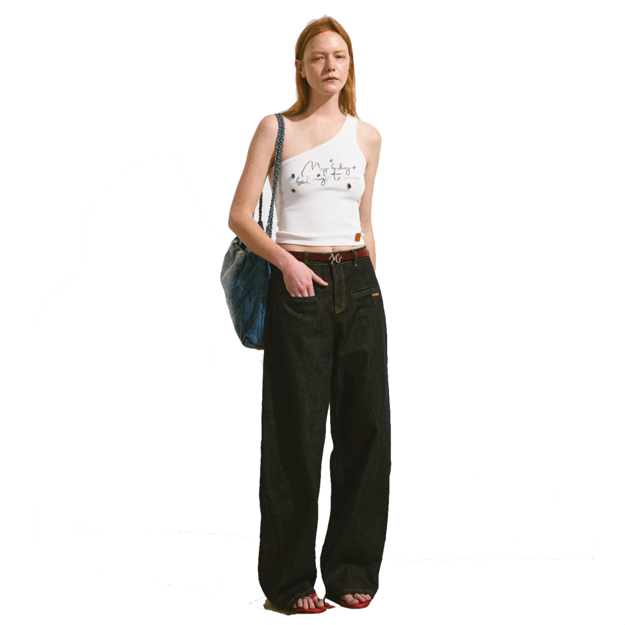 NAWS Jewel Vest in White | MADAX