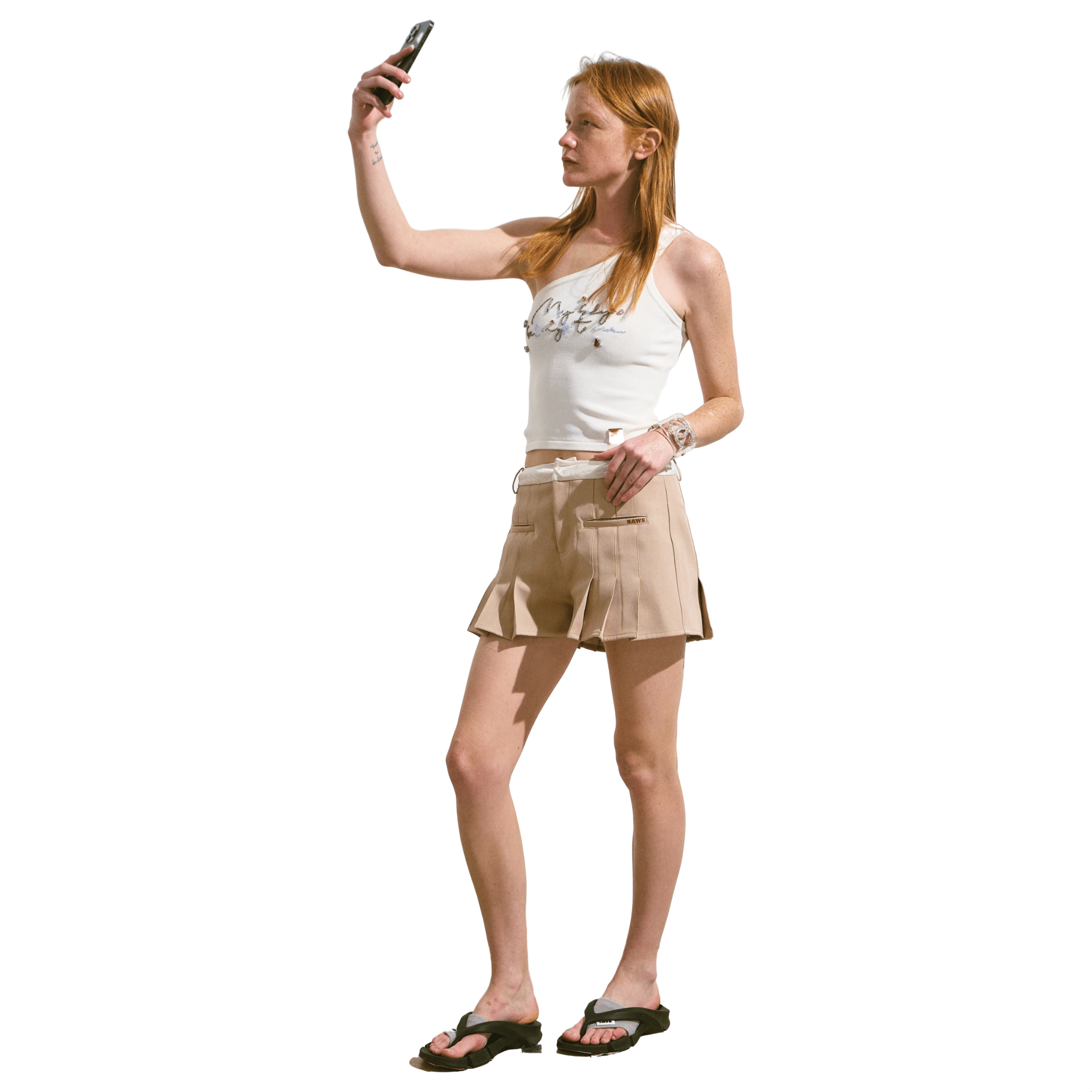 NAWS Jewel Vest in White | MADAX