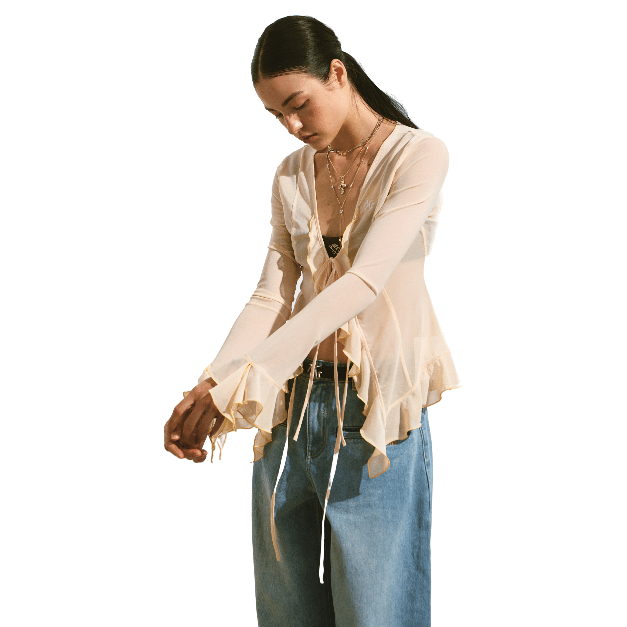 NAWS Kelp Shirt in Salmon Pink | MADAX