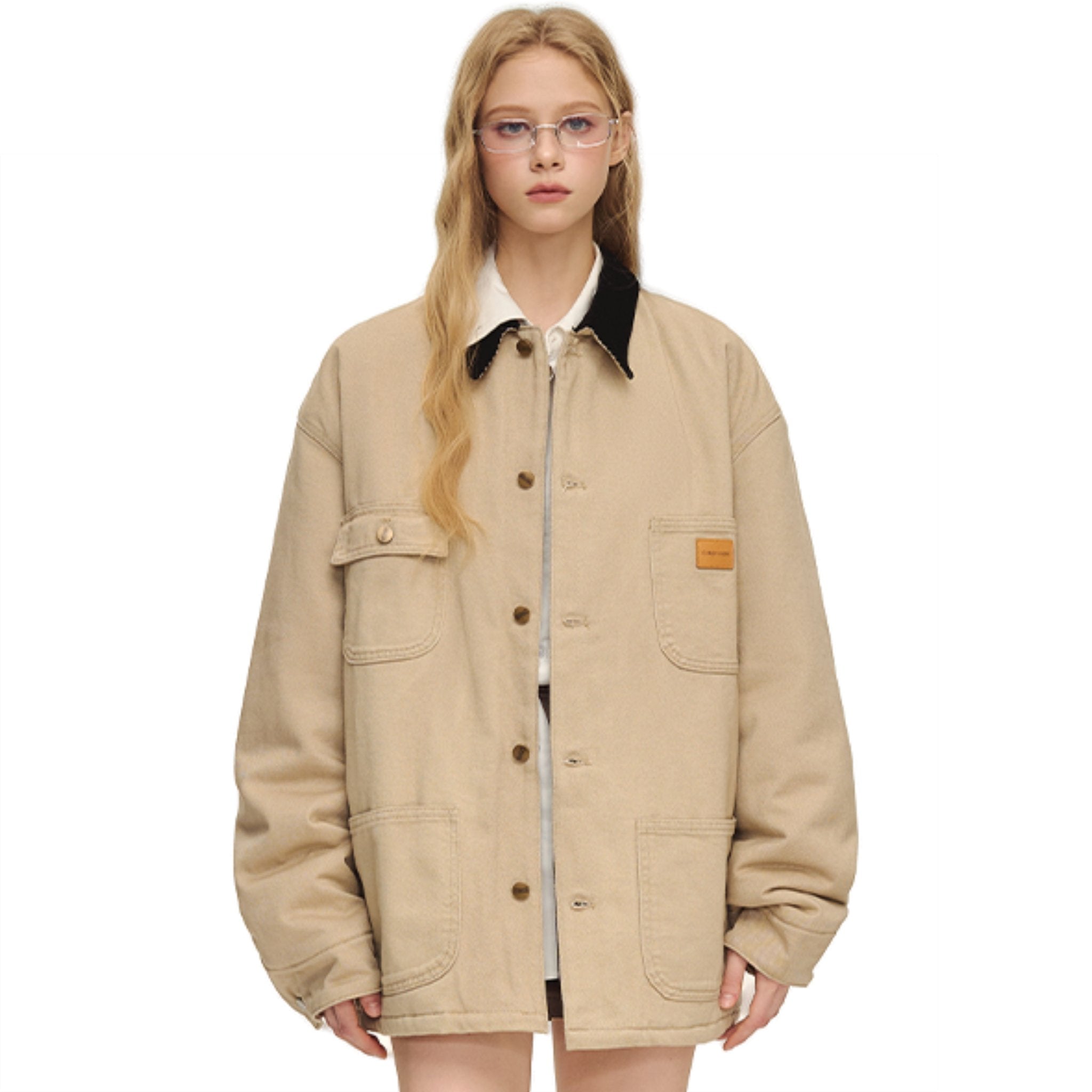 CLIMAX VISION Khaki Michigan Workwear Quilted Jacket | MADAX