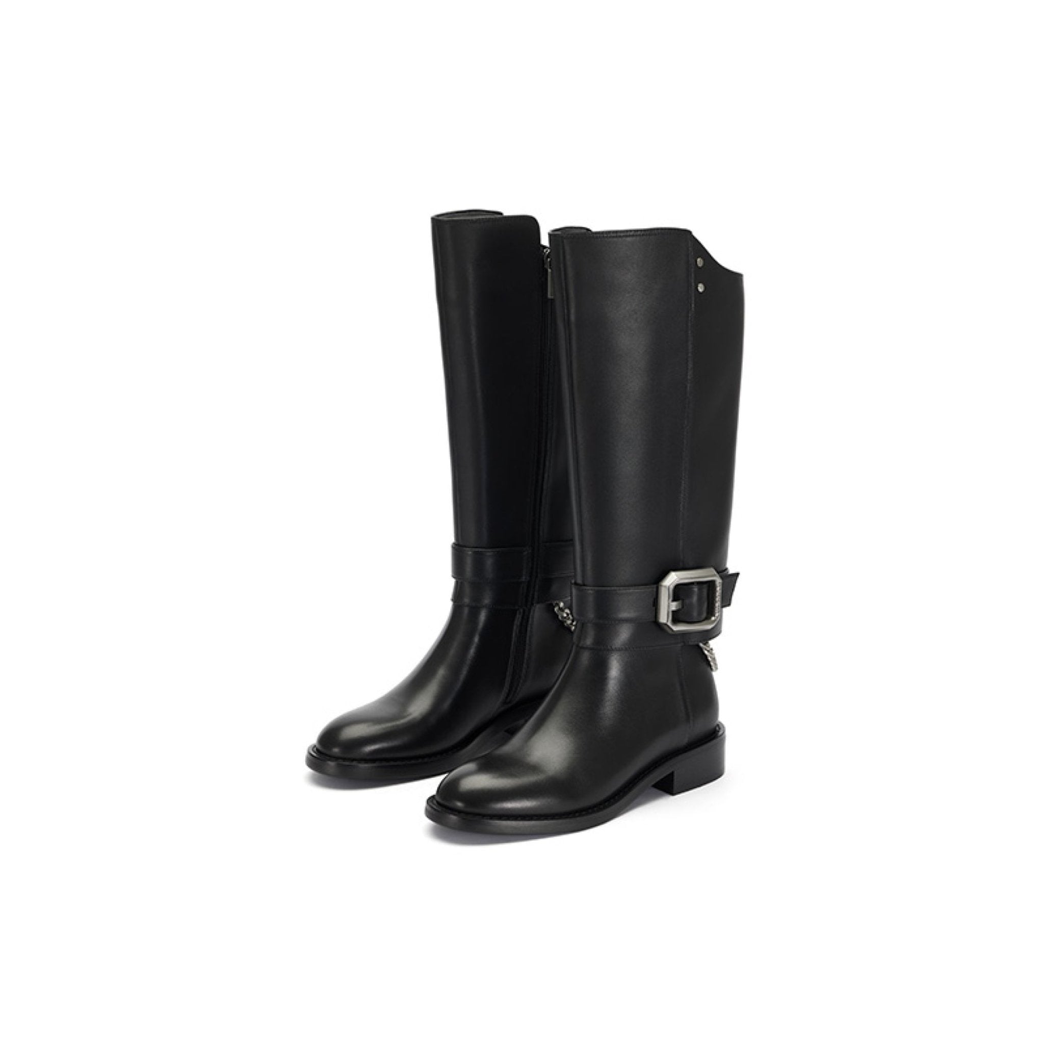 Sugar Su Knight Pants Leg Boots Black | MADAX