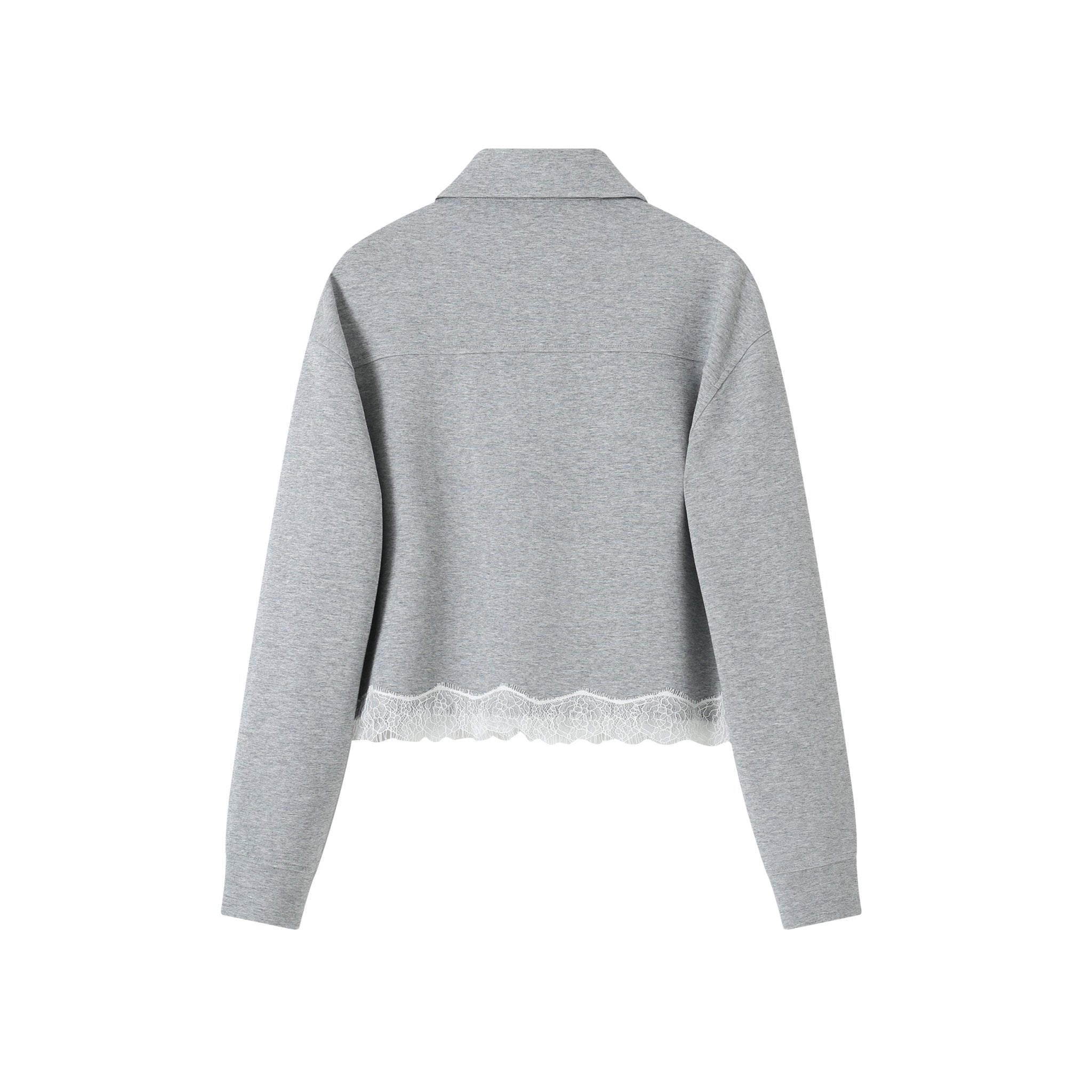 SOMESOWE Lace Hoodie Jacket | MADA IN CHINA