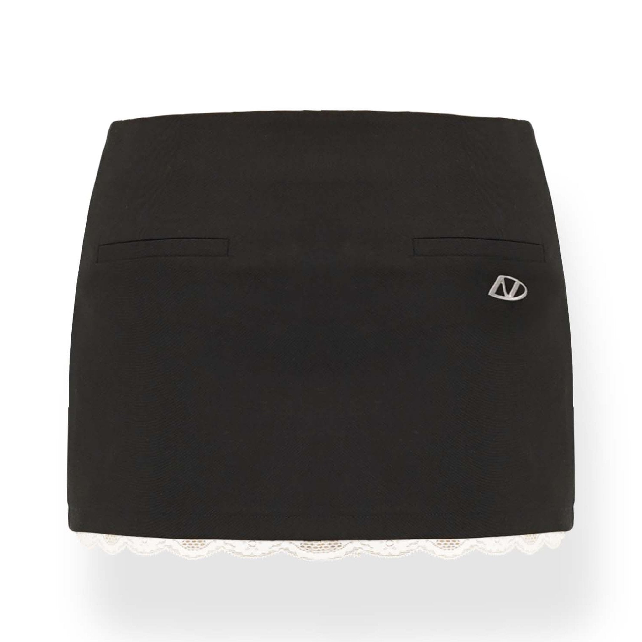 NAWS Lace Trimmed Hip - Hugging Skirt | MADA IN CHINA