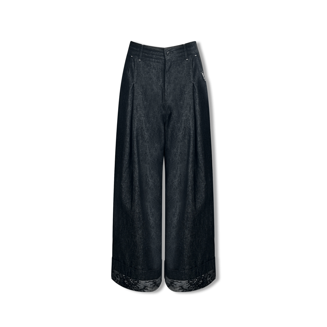 AIMME SPARROW Lace - trimmed Trousers In Black | MADAX