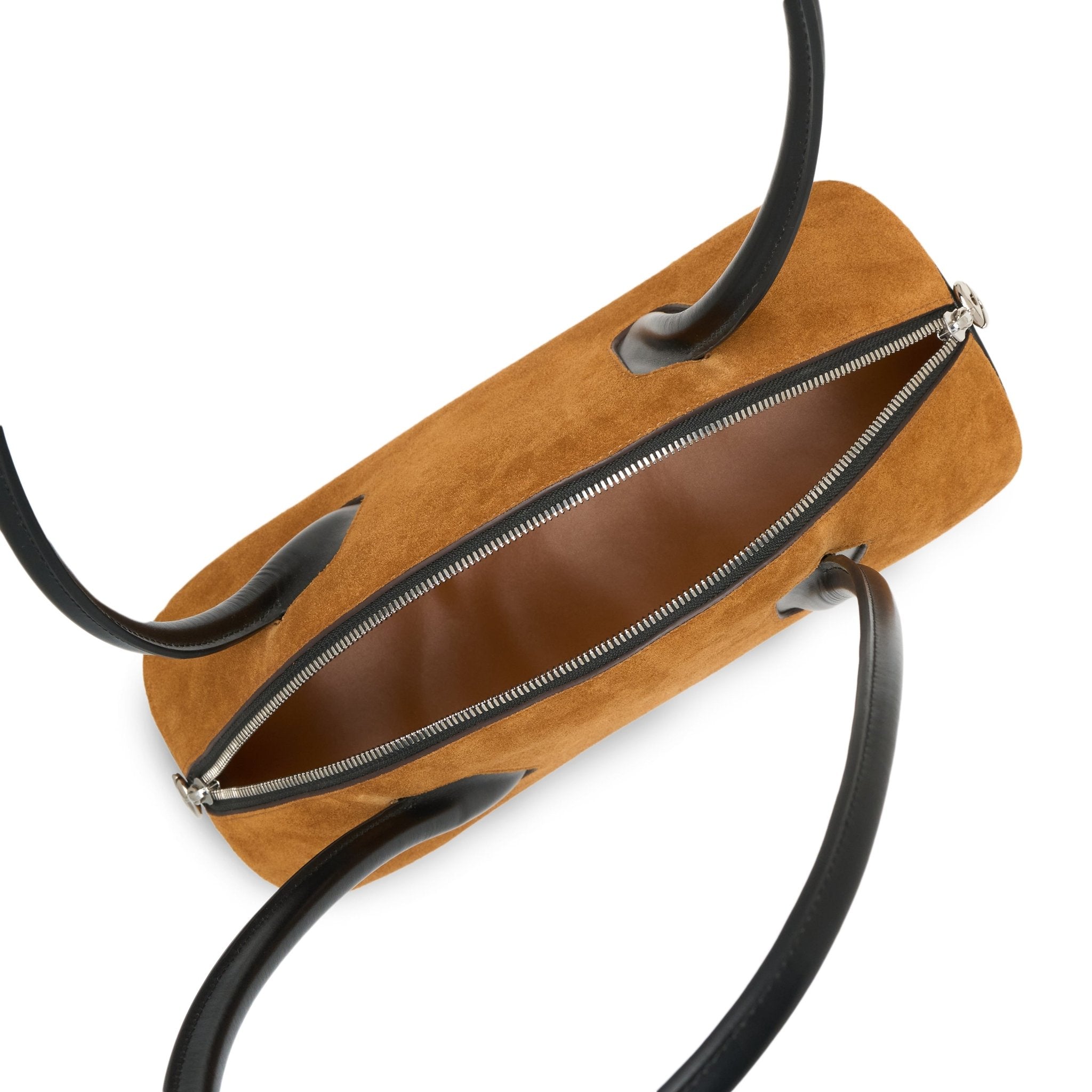 LOST IN ECHO Large Dumpling Bowling Ball Underarm Bag In Brown | MADAX