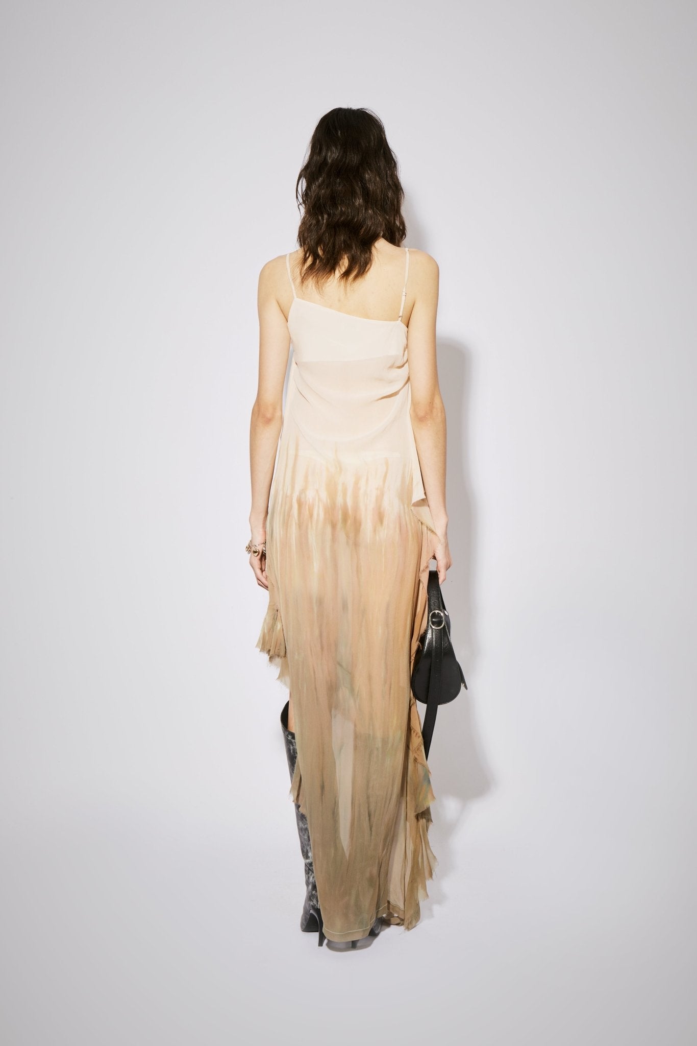 CPLUS SERIES Layered Ruffle Slip Dress | MADA IN CHINA