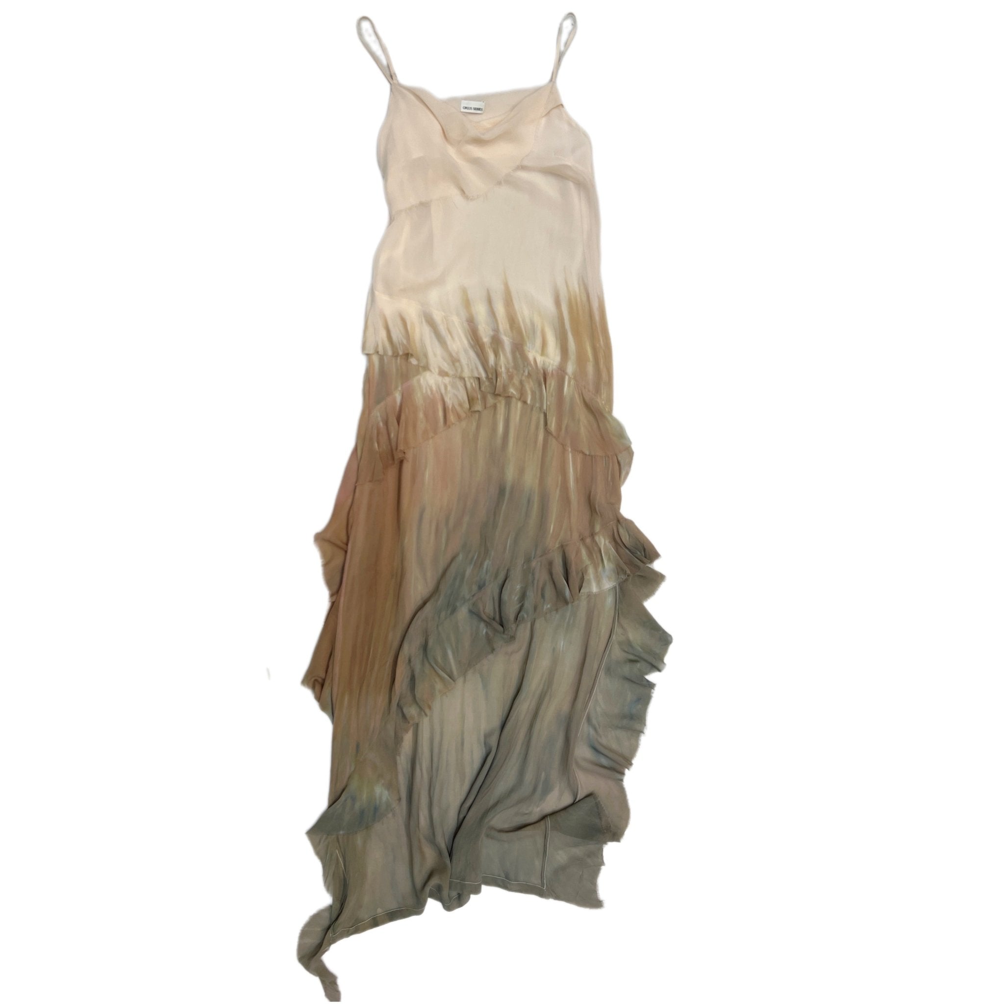 CPLUS SERIES Layered Ruffle Slip Dress | MADA IN CHINA