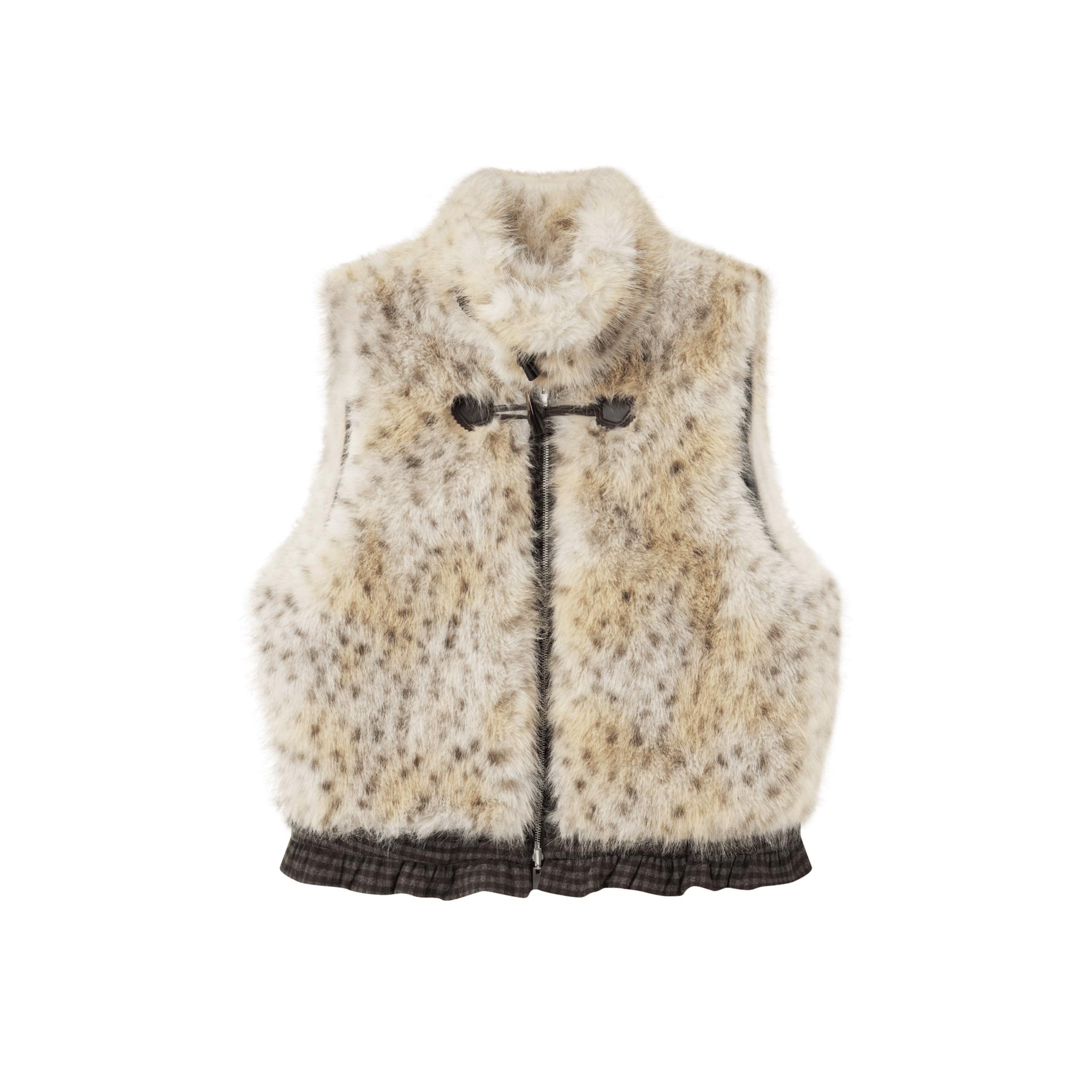 CHAOSCHAOS Leopard Print Reversible Vest | MADAX