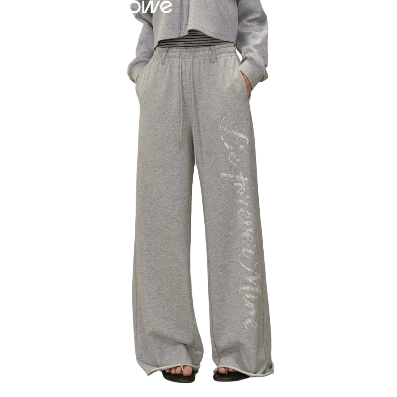 Pink Accordion Pleated Wide-Leg Pants | MADAX