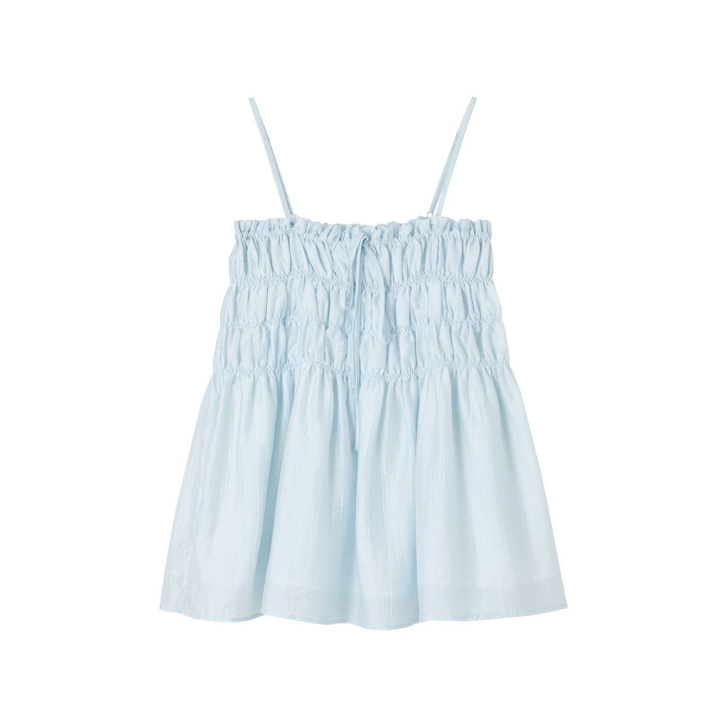 SOMESOWE Light Blue Strapless Top | MADAX