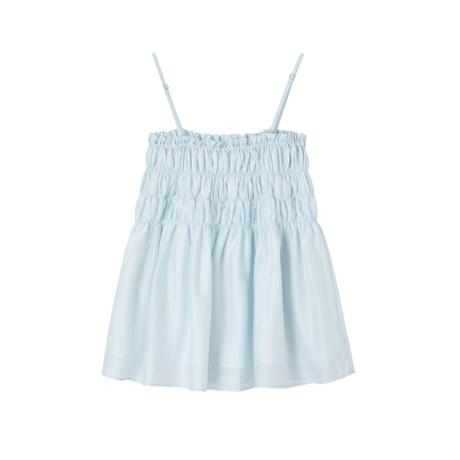 SOMESOWE Light Blue Strapless Top | MADAX