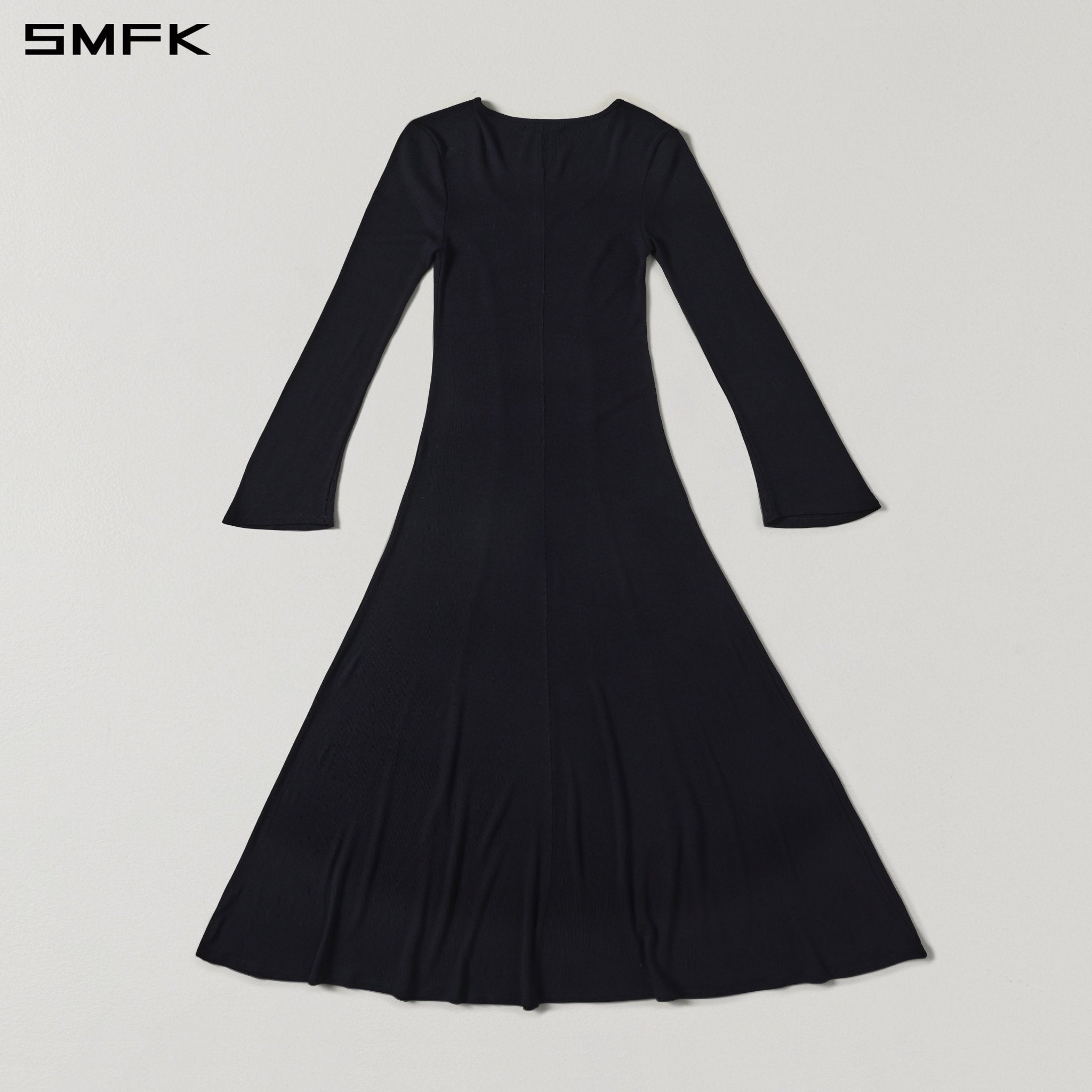 SMFK Long-Sleeved Black Dress | MADAX
