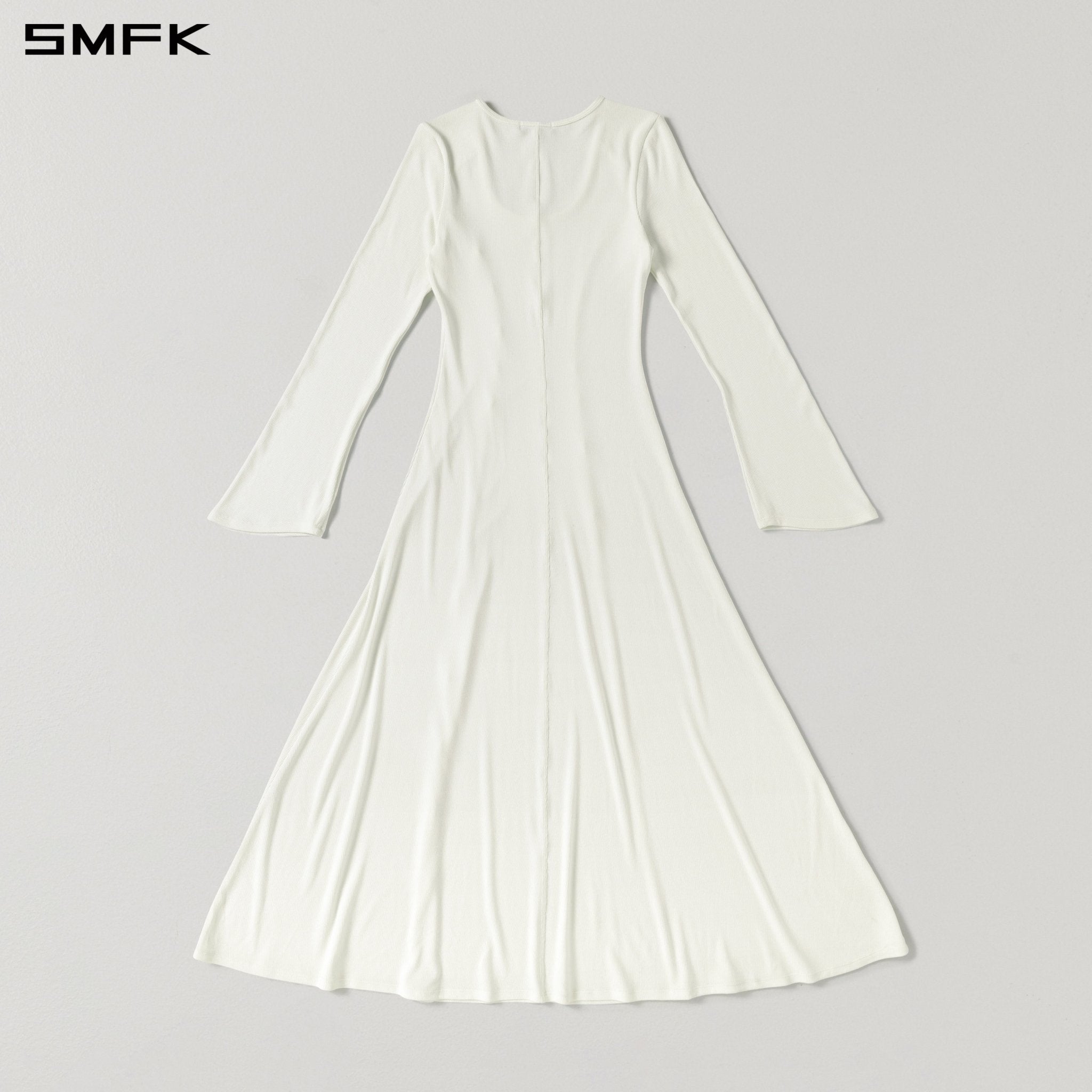 SMFK Long-Sleeved White Dress | MADAX
