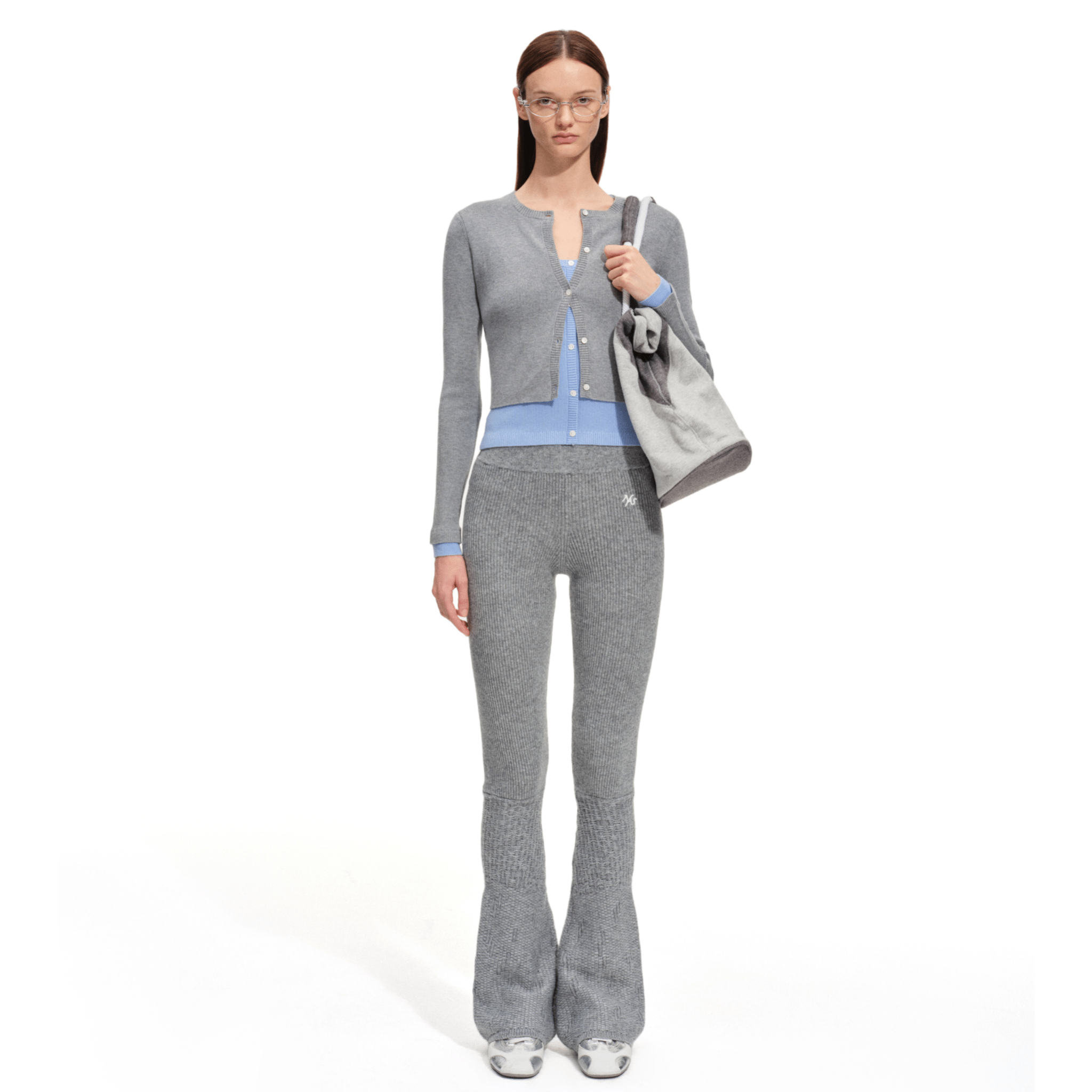 NAWS Lugano Knit Sweater in Gray | MADAX