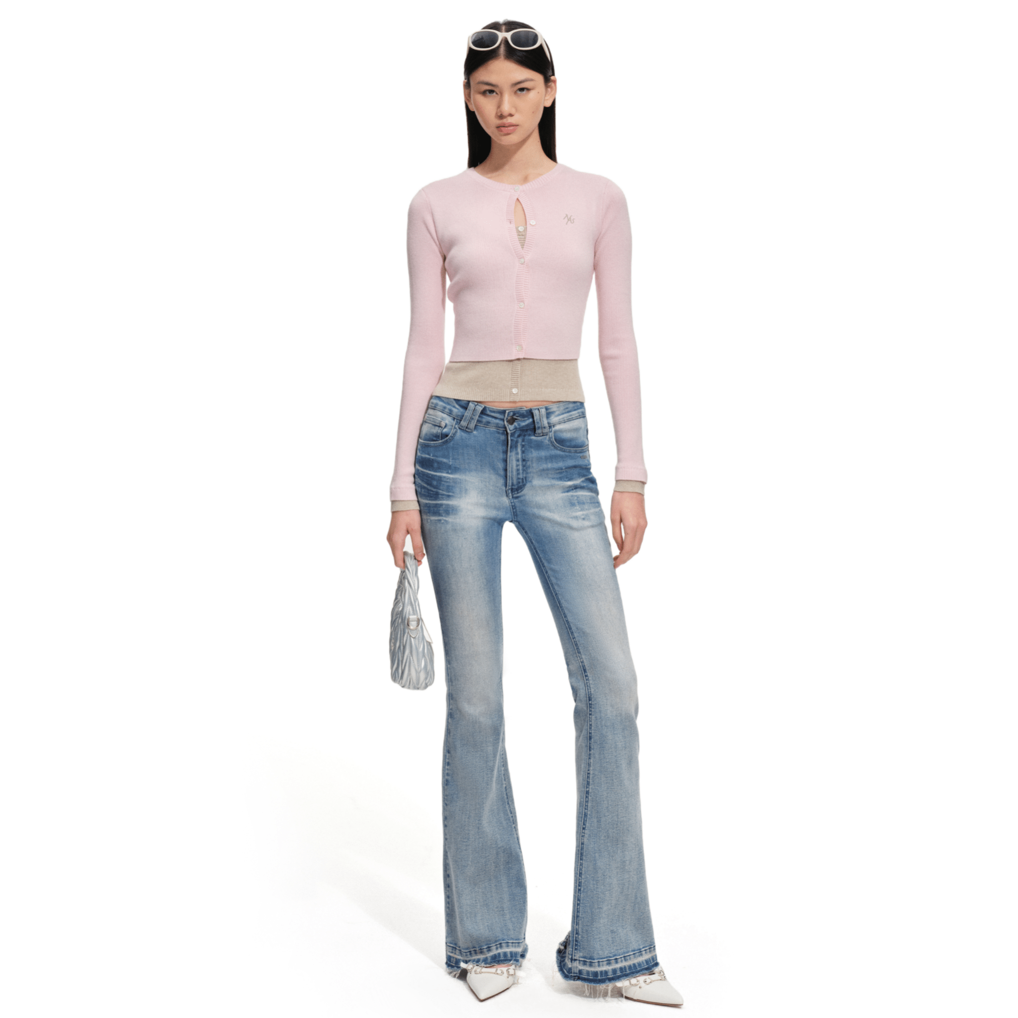 NAWS Lugano Knit Sweater in Pink | MADAX