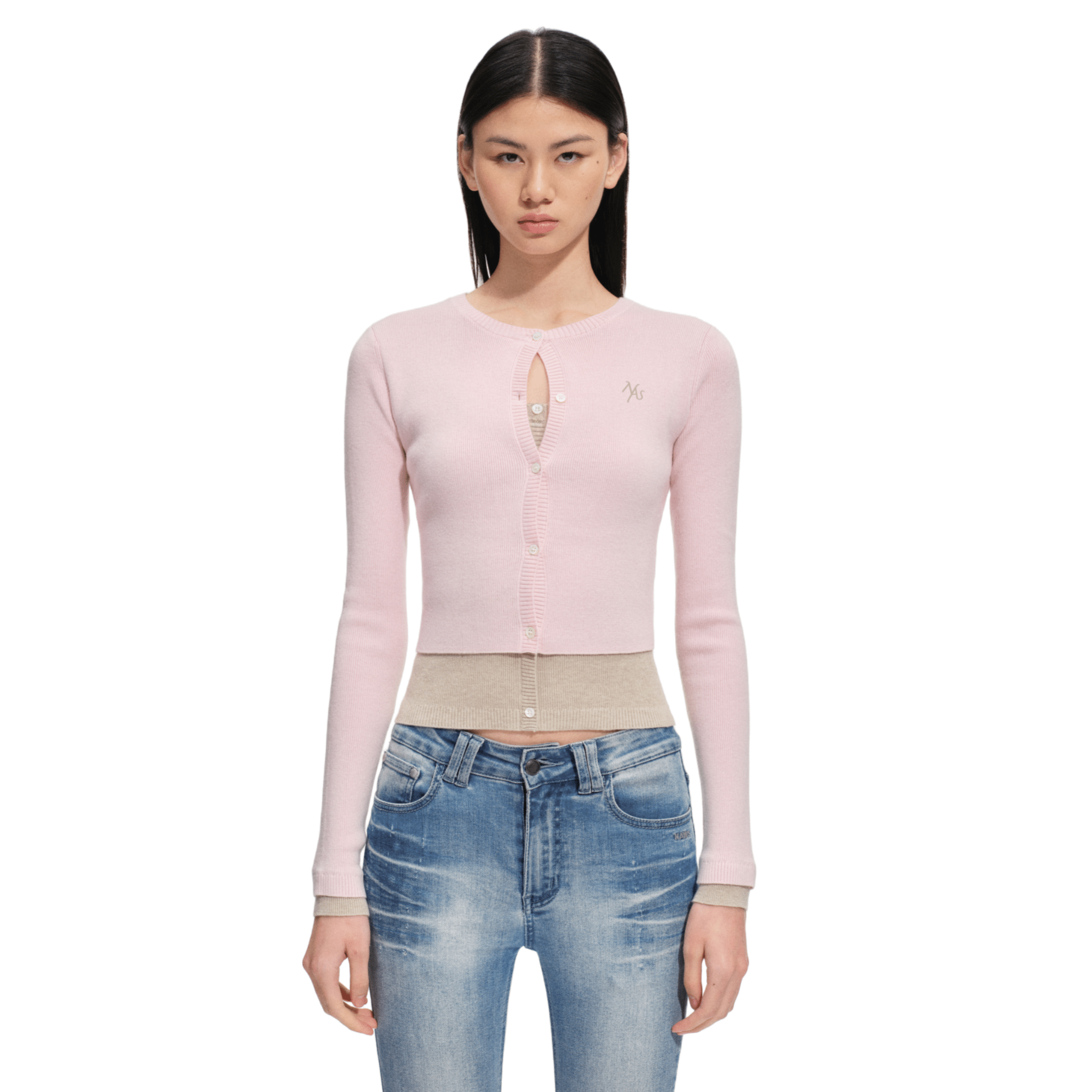NAWS Lugano Knit Sweater in Pink | MADAX