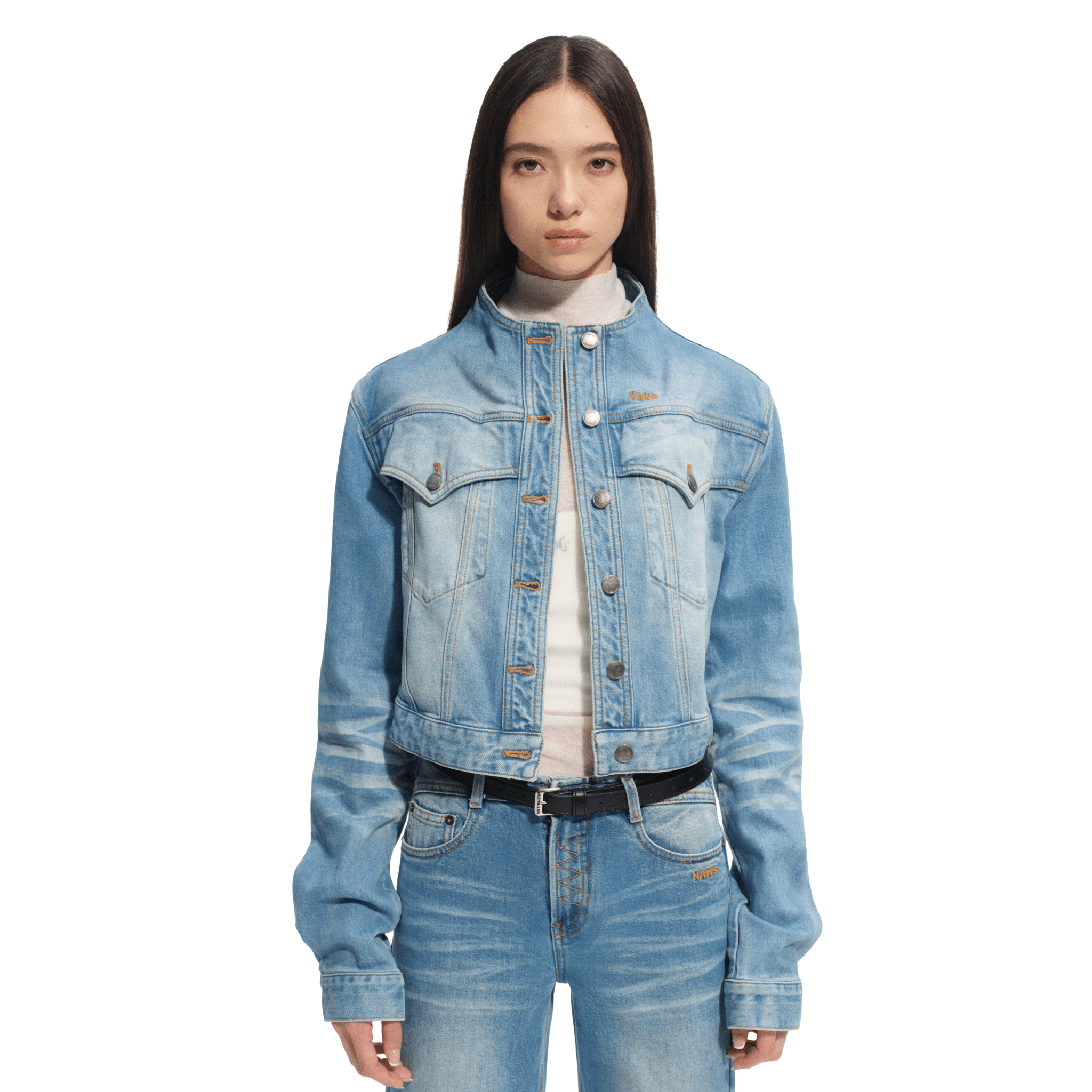 NAWS Lynx Denim Jacket in Blue | MADAX