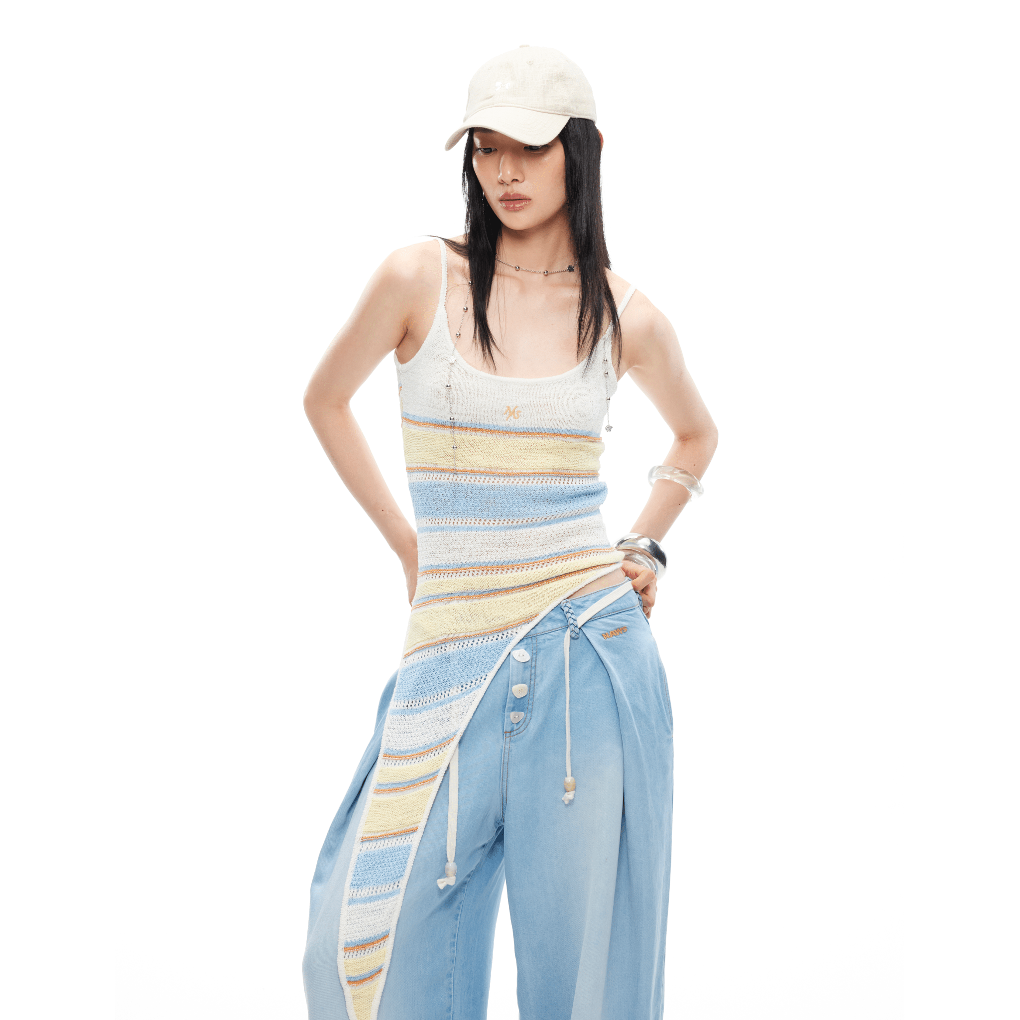 NAWS Malfi Camisole in Beige | MADAX