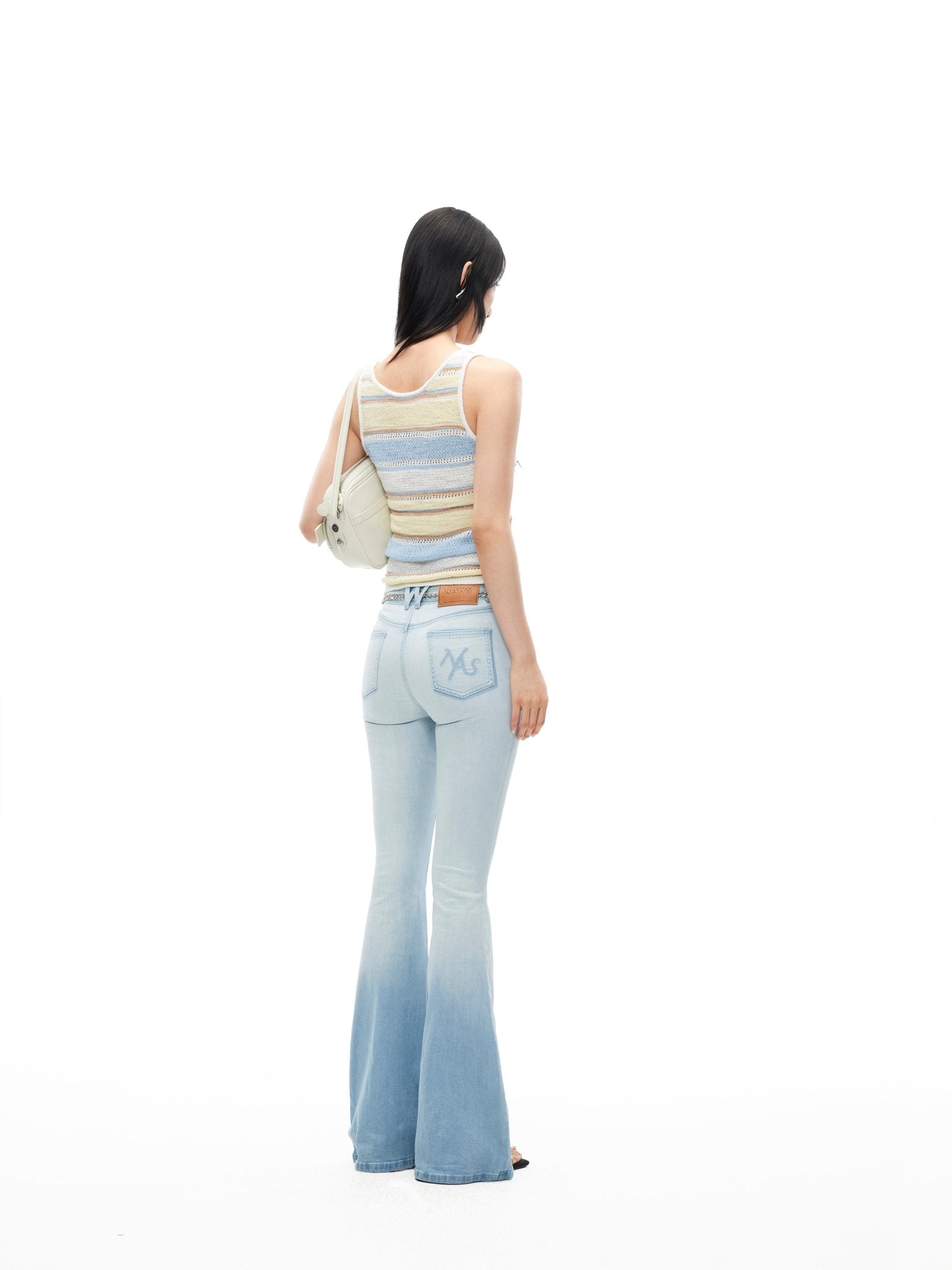 NAWS Malfi Knit Camisole in Beige | MADAX
