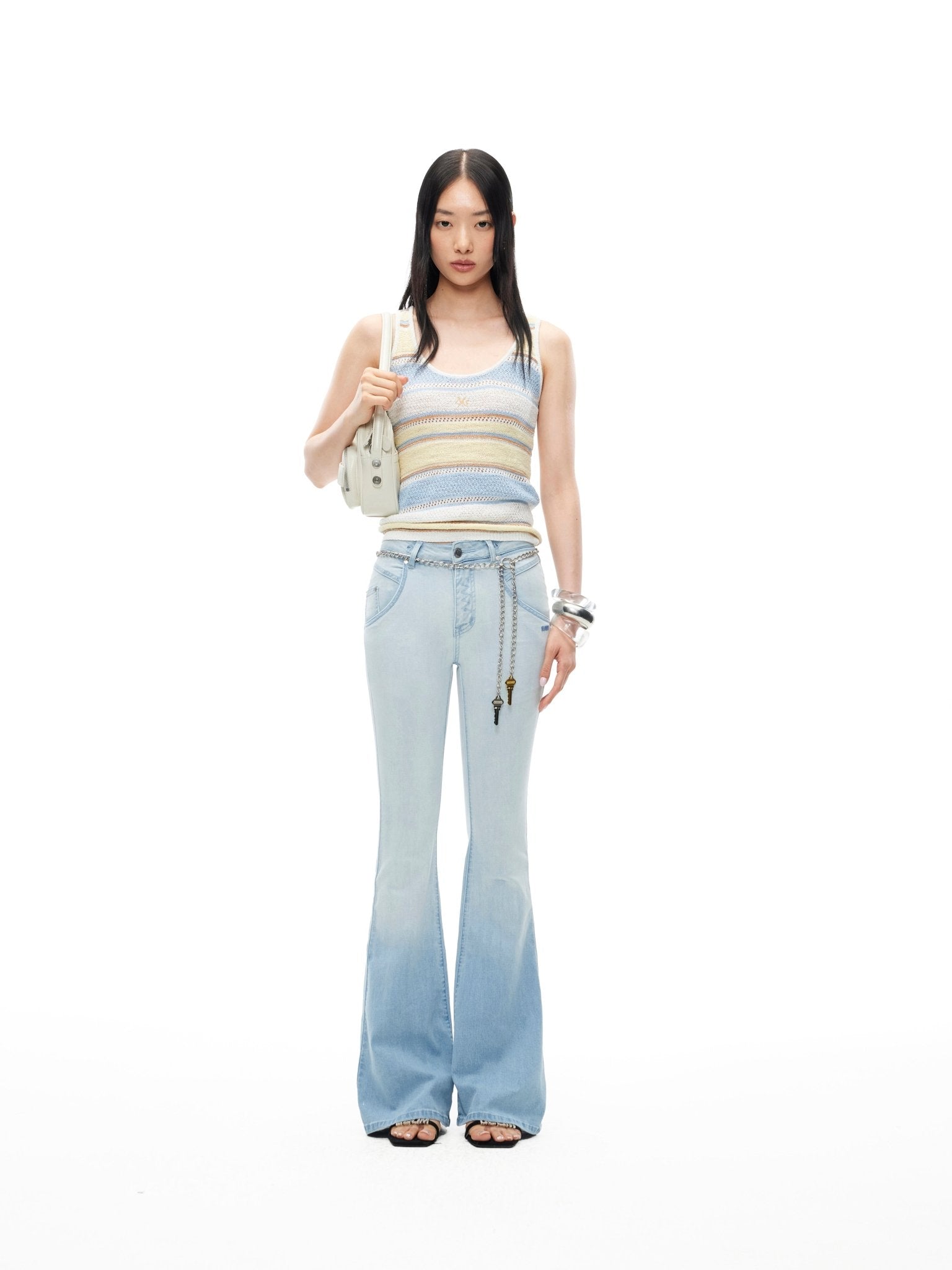 NAWS Malfi Knit Camisole in Beige | MADAX