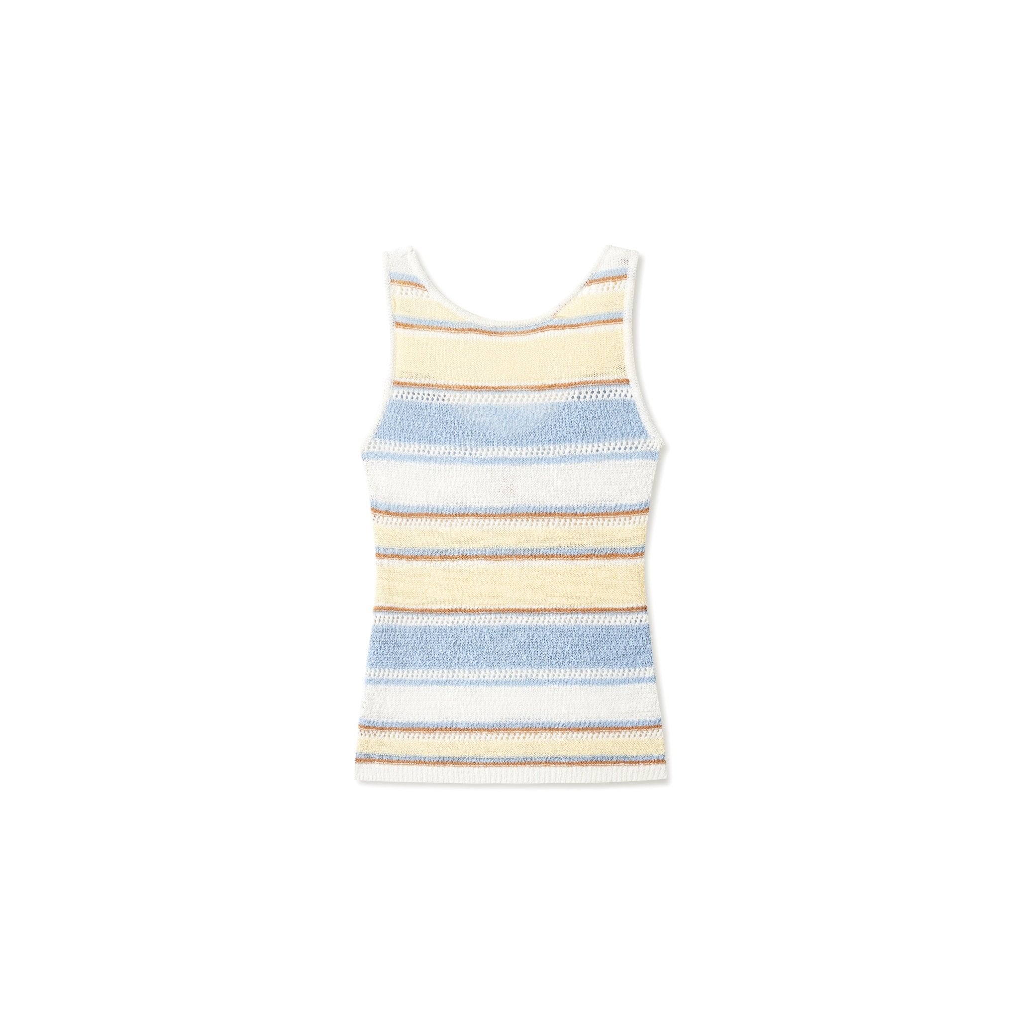 NAWS Malfi Knit Camisole in Beige | MADAX