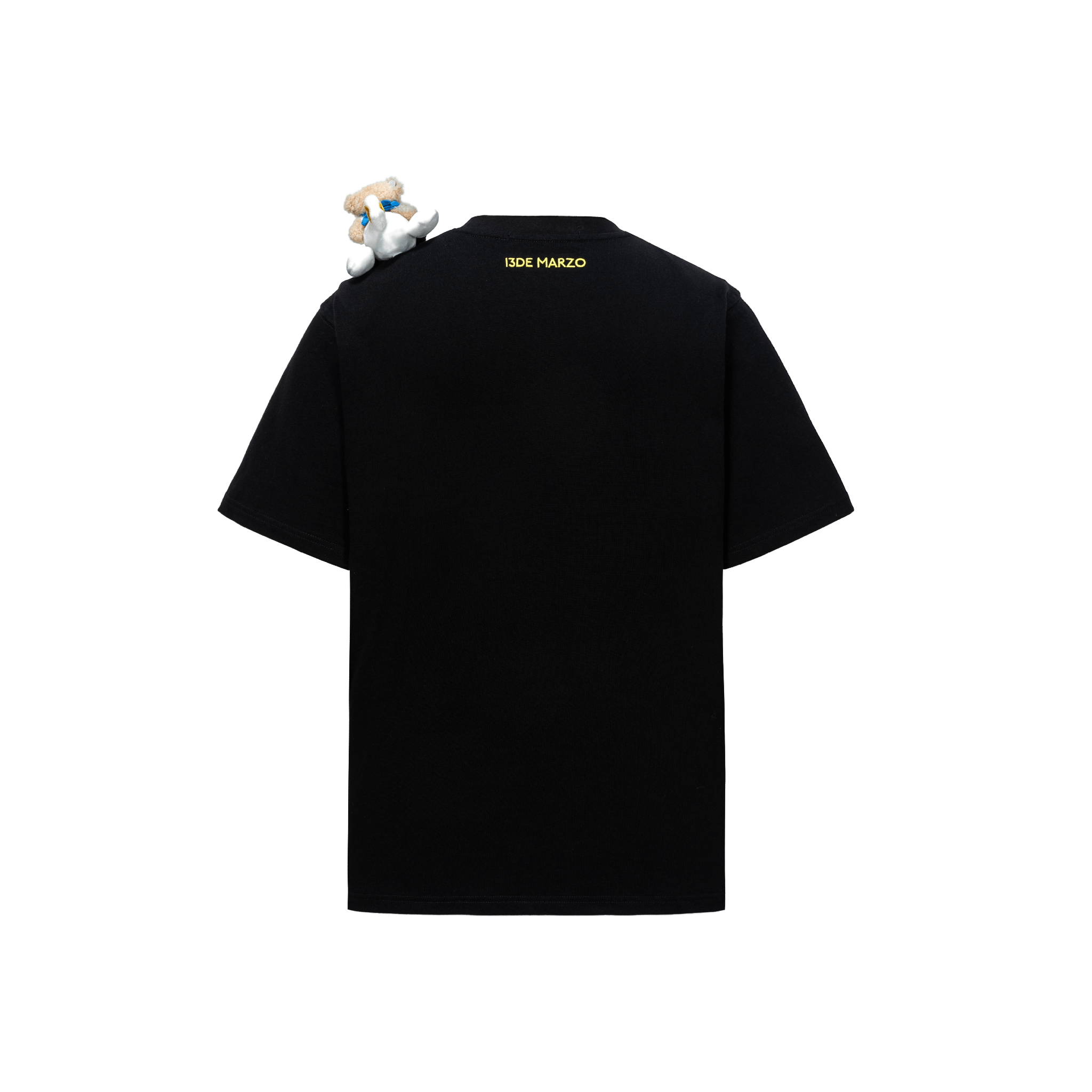 13DE MARZO Map Illustration T-shirt in Black | MADAX