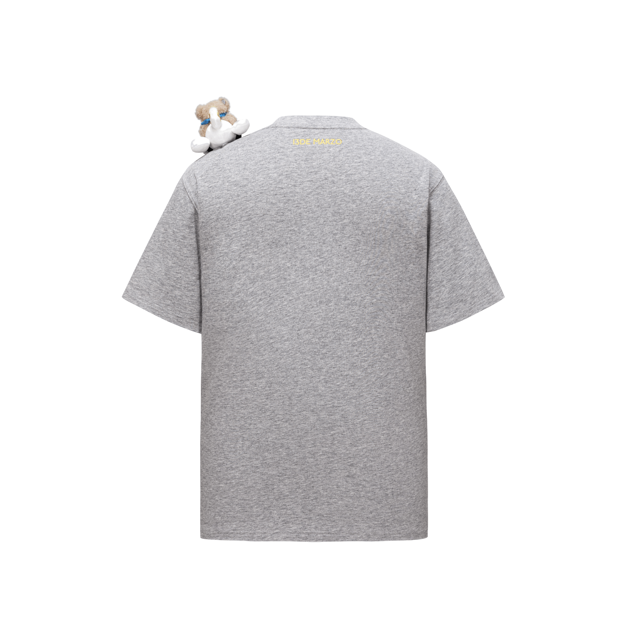 13DE MARZO Map Illustration T-shirt in Gray | MADAX
