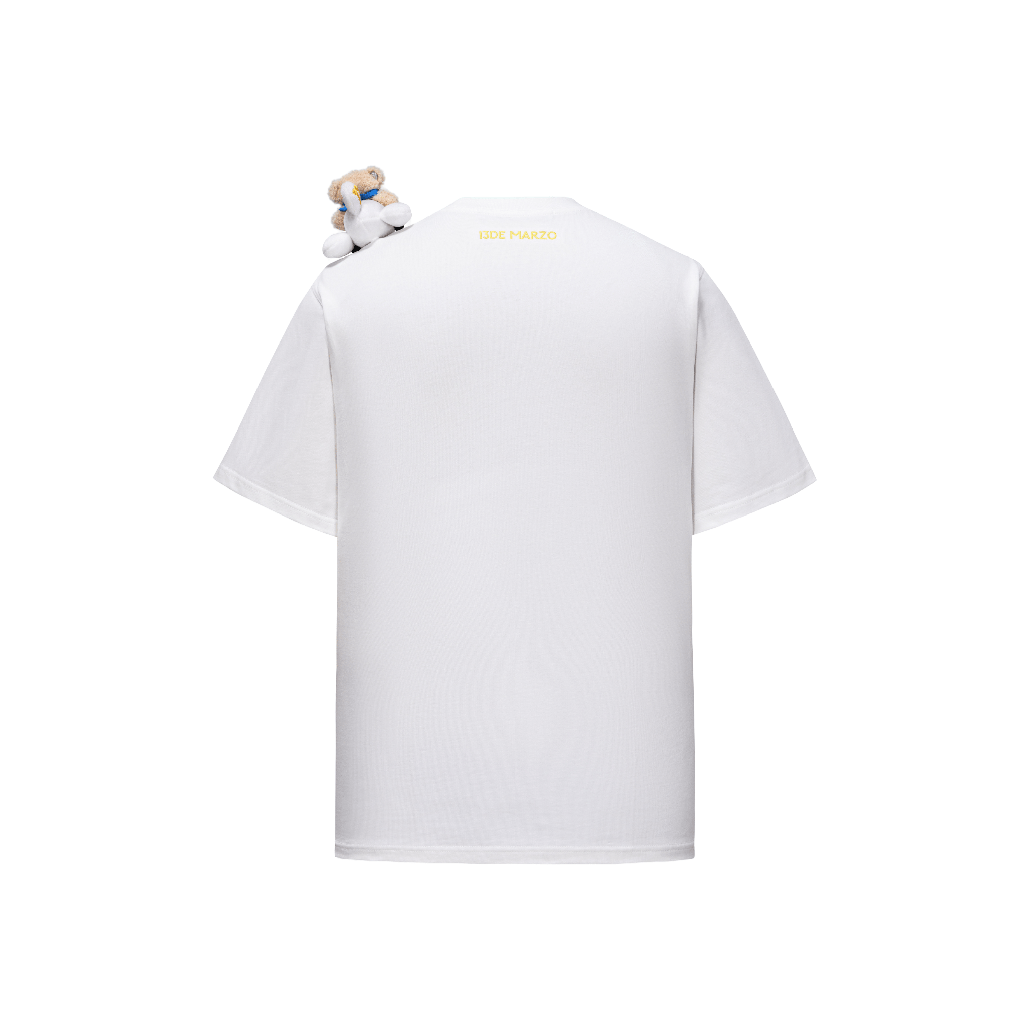 13DE MARZO Map Illustration T-shirt in White | MADAX