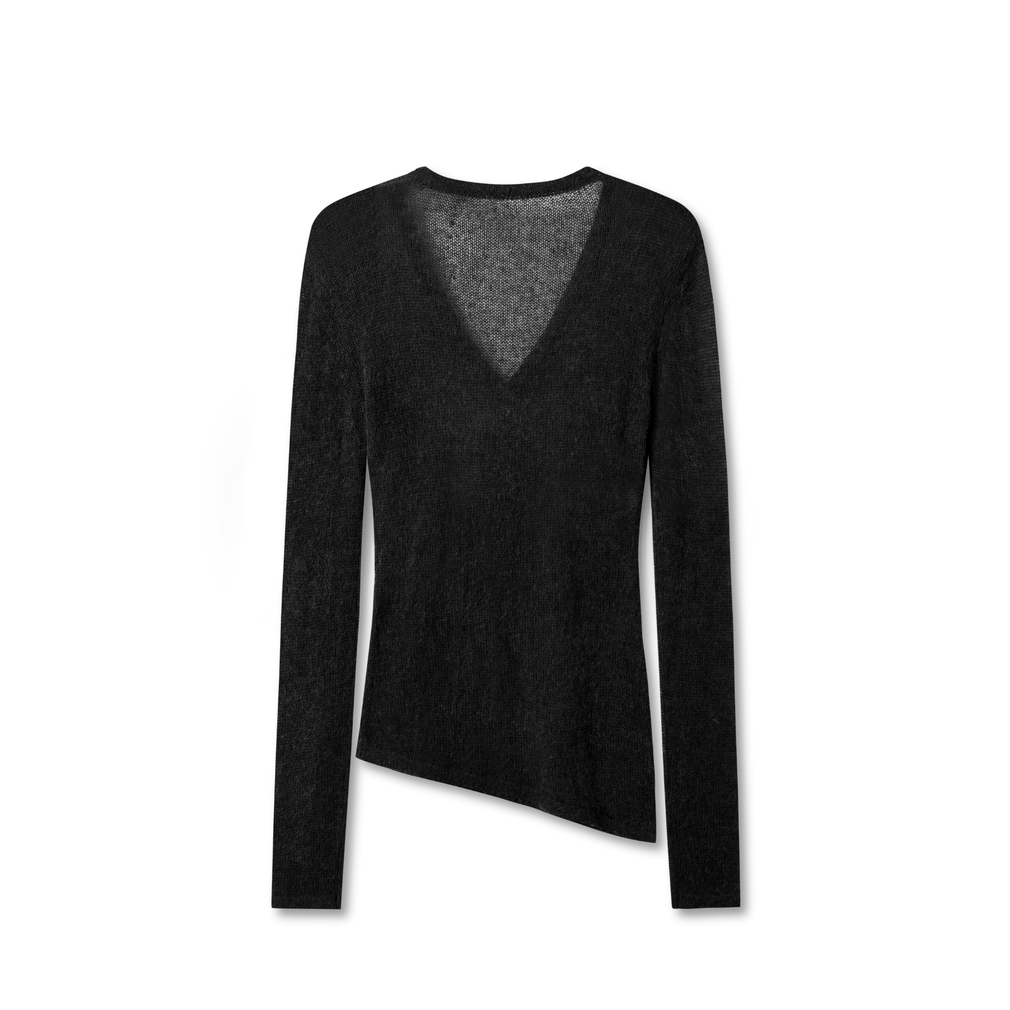 NAWS Megan V - neck Sweater in Black | MADAX