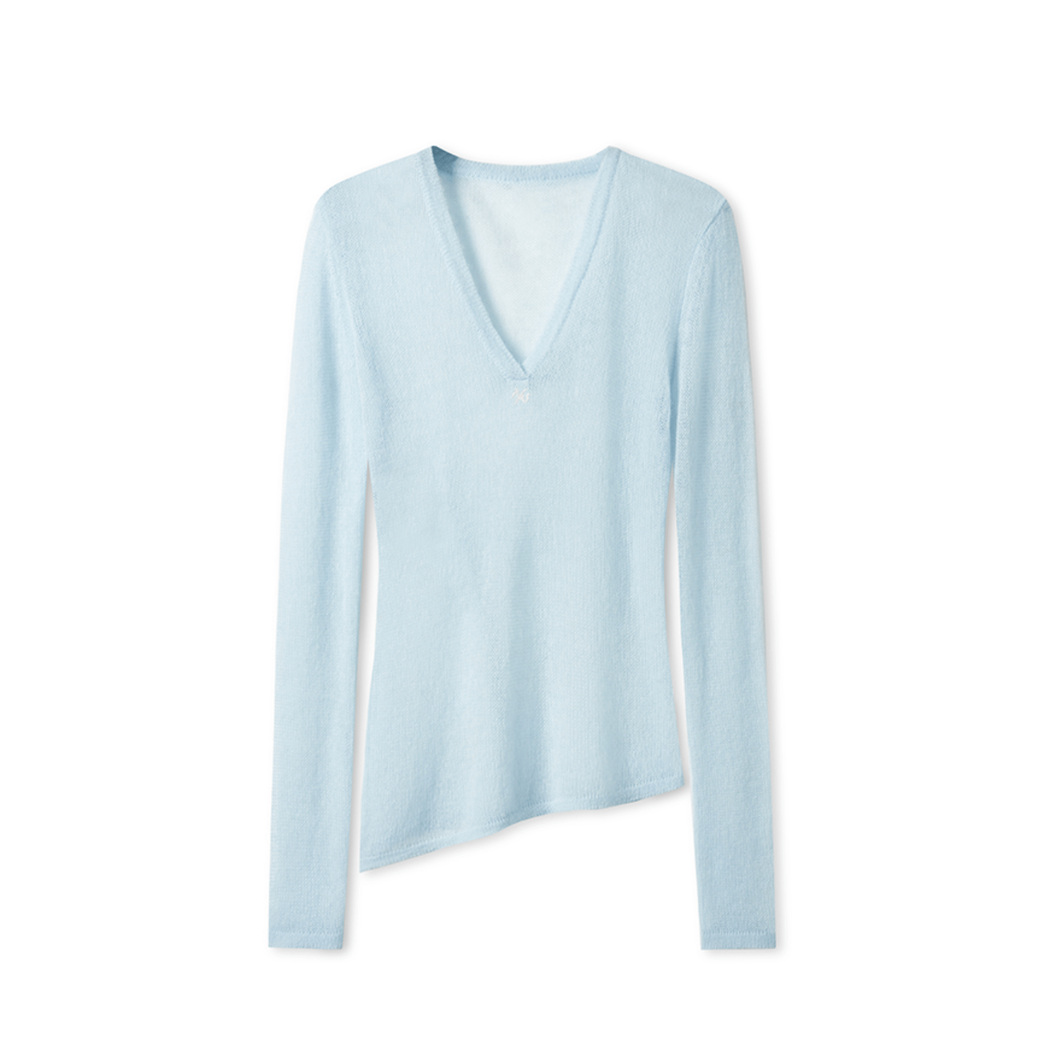 NAWS Megan V - neck Sweater in Blue | MADAX