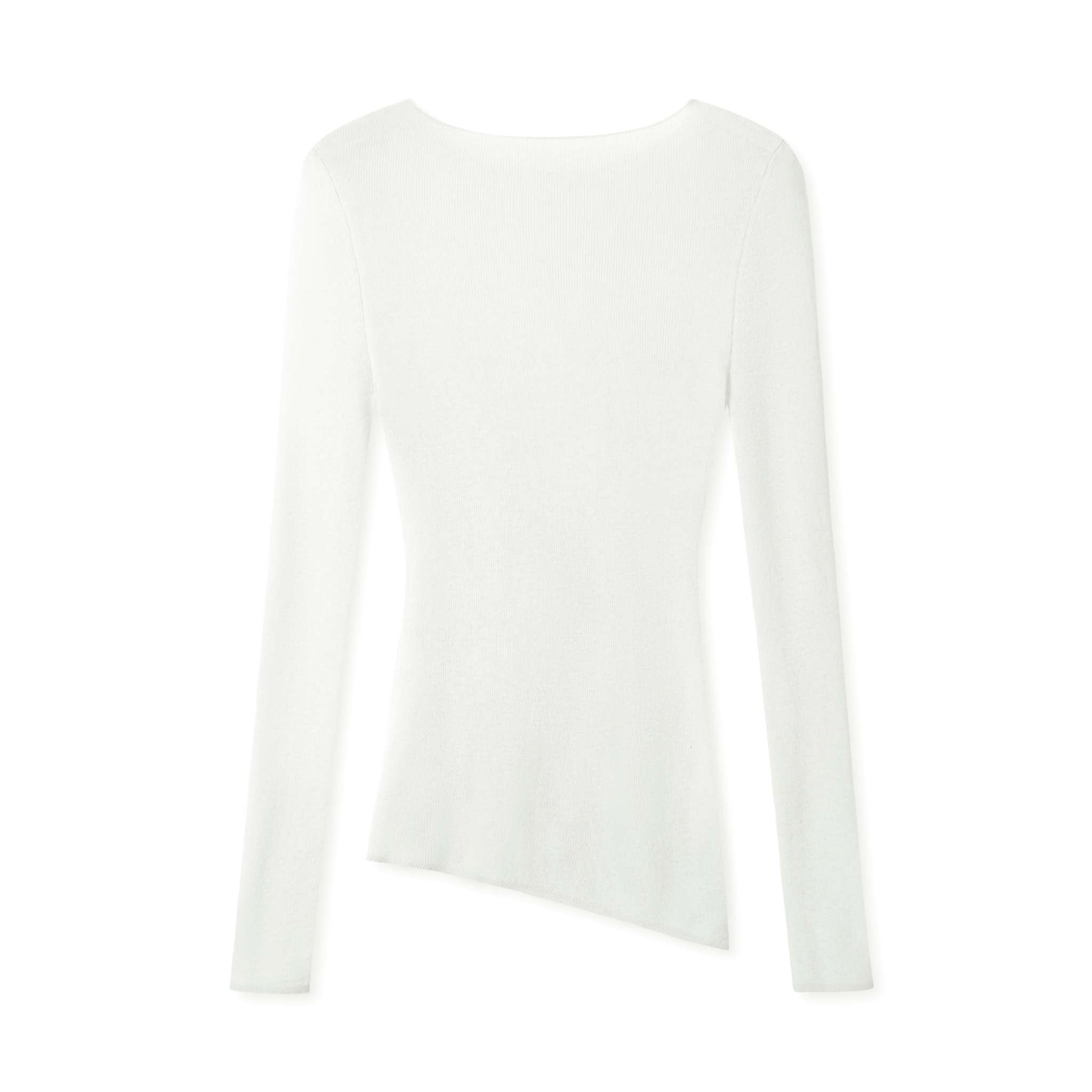 NAWS Meghan Crewneck Sweater in White | MADAX