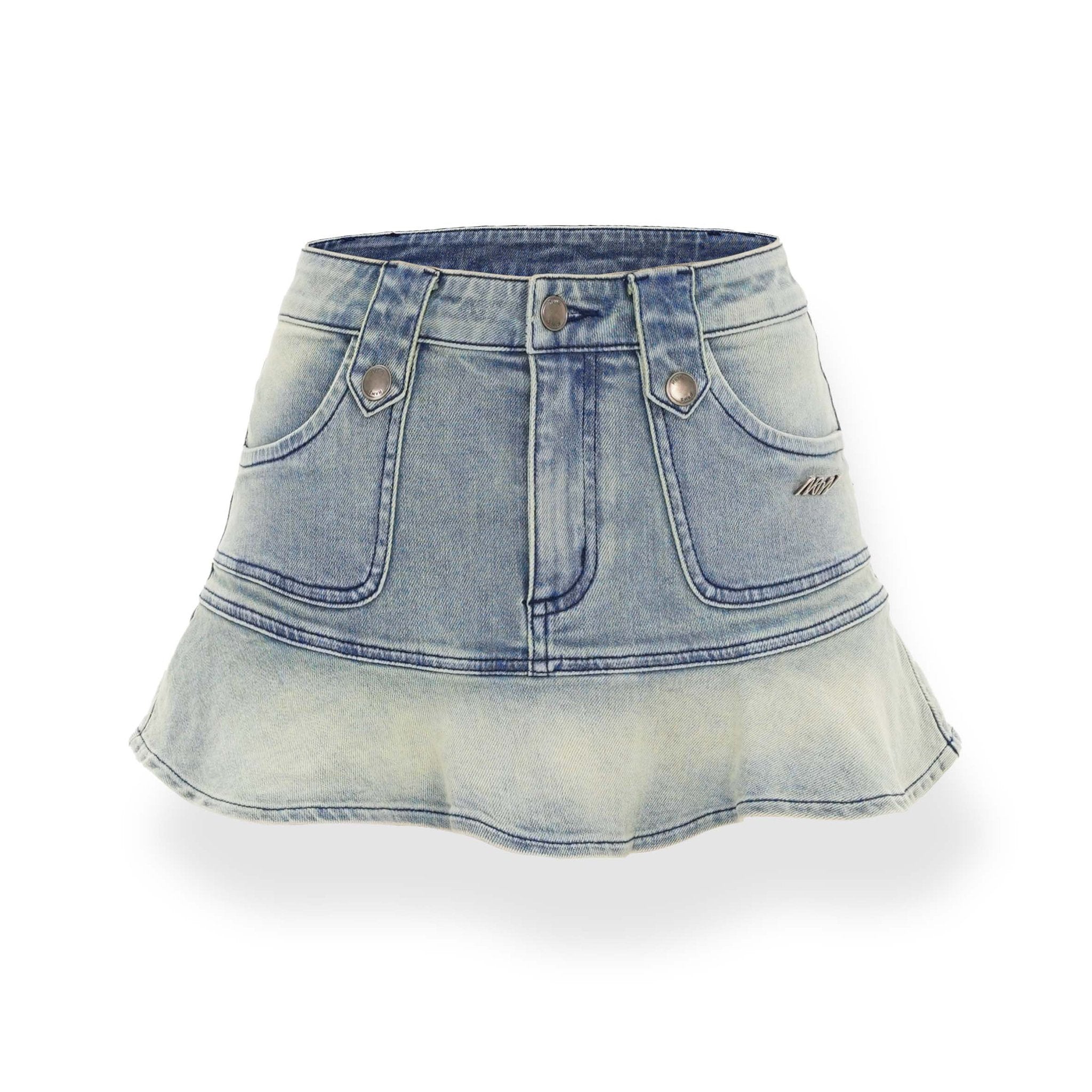 NAWS Mermaid Denim Skirt Blue | MADA IN CHINA