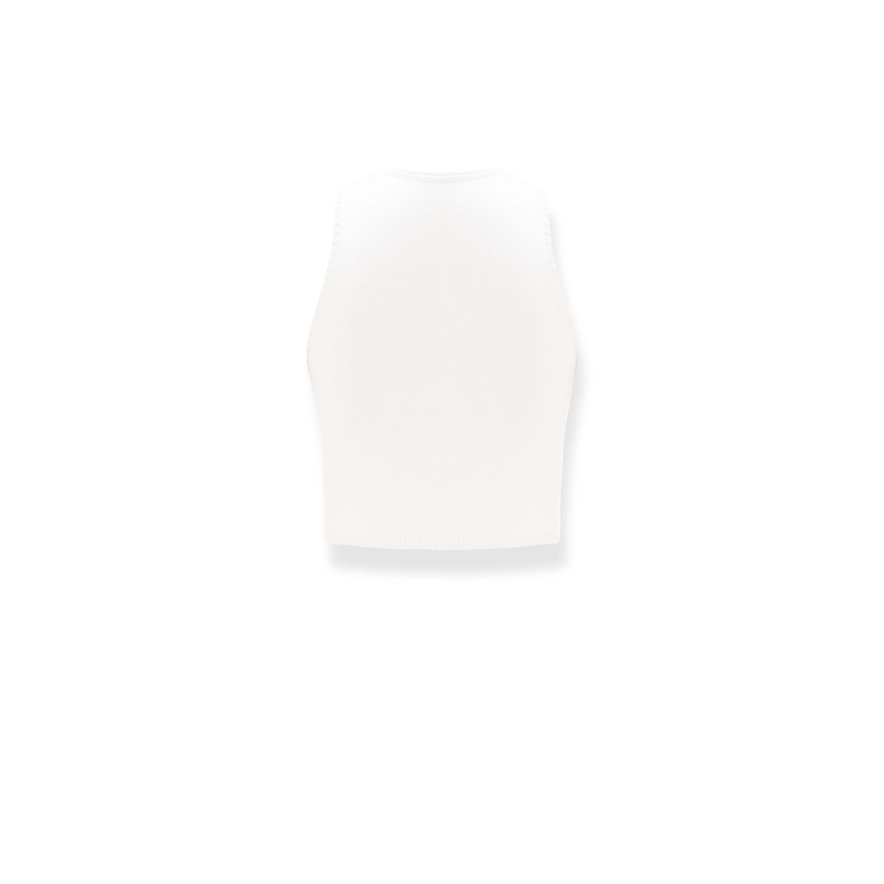 NAWS Metaphorical Cutout Velvet Vest Camisole White | MADA IN CHINA