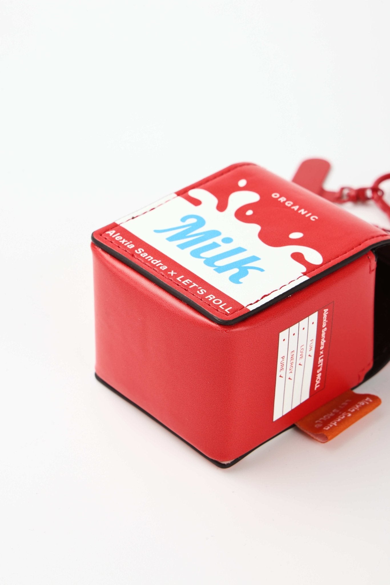 Alexia Sandra Milk Carton Shaped Ornament In Red/White | MADAX