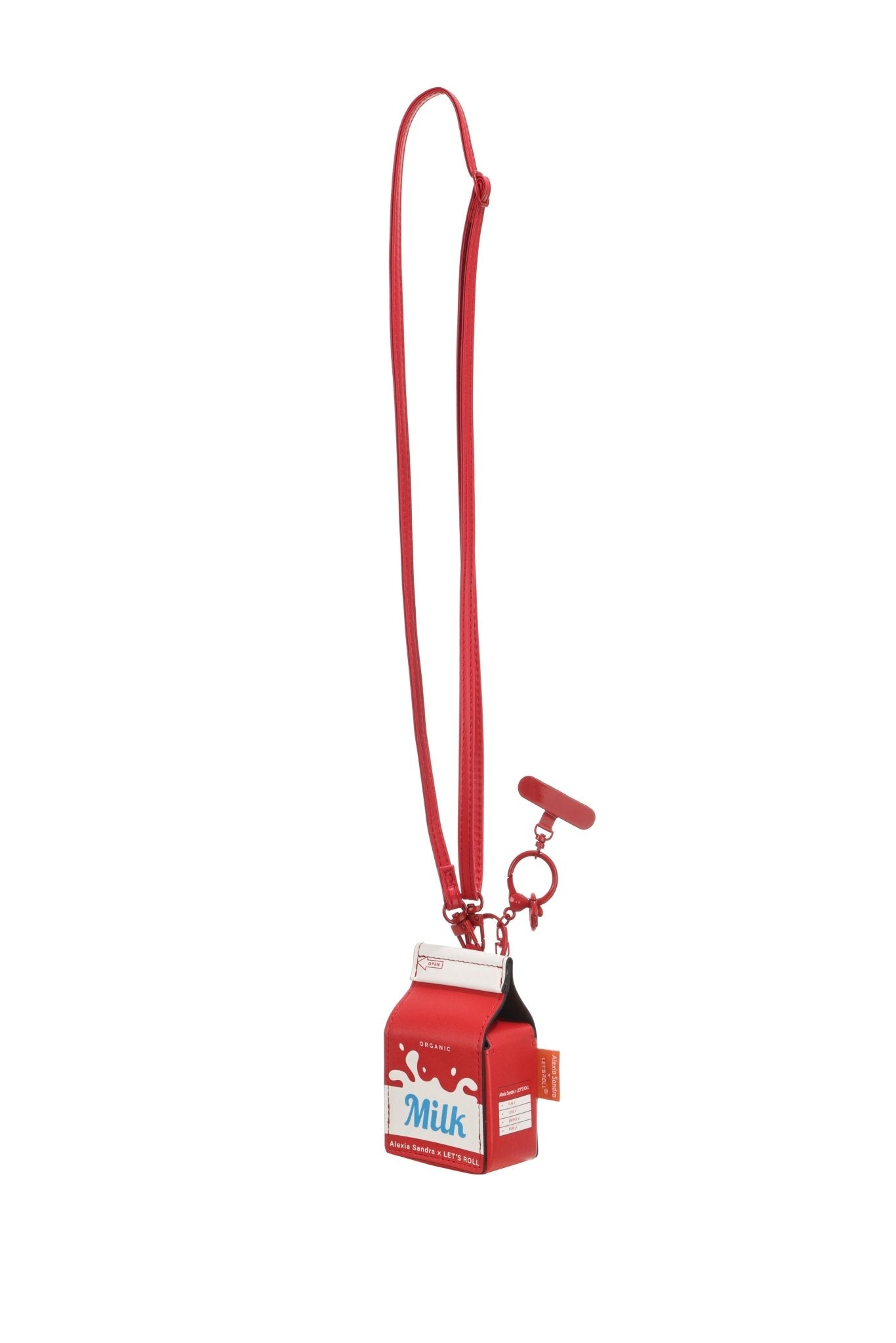 Alexia Sandra Milk Carton Shaped Ornament In Red/White | MADAX