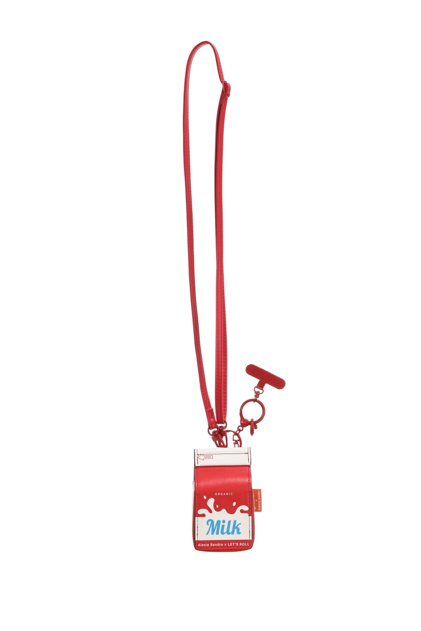 Alexia Sandra Milk Carton Shaped Ornament In Red/White | MADAX