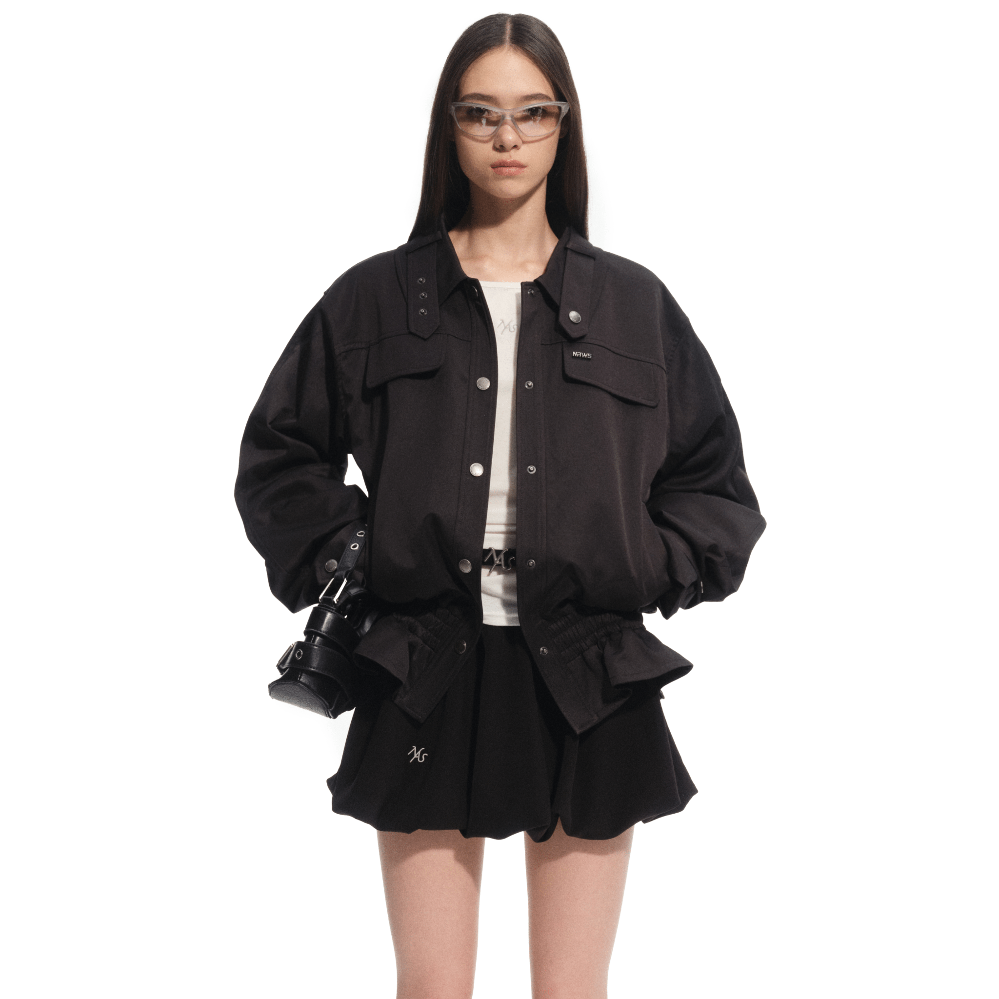 NAWS Mils Workwear Jacket in Black | MADAX