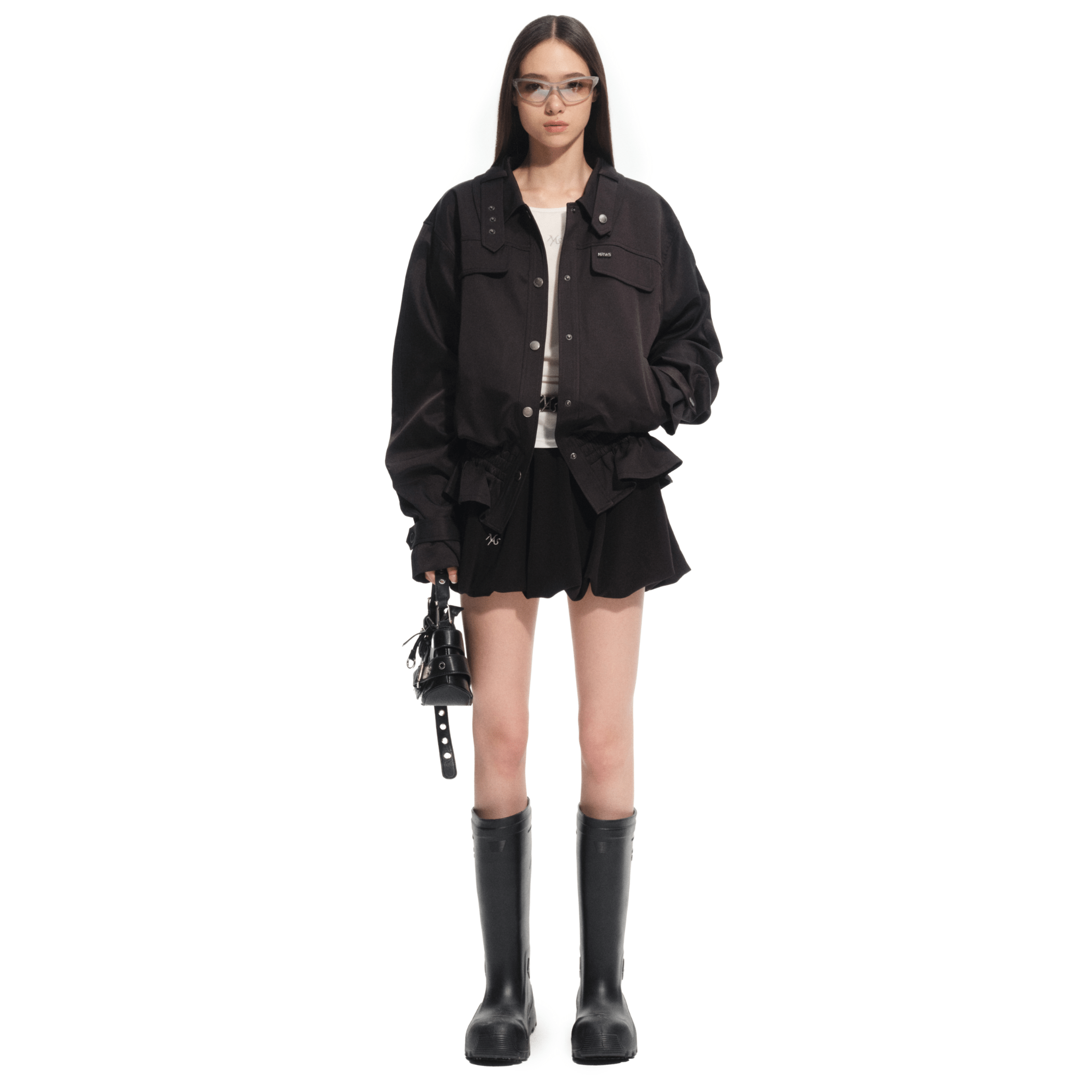 NAWS Mils Workwear Jacket in Black | MADAX