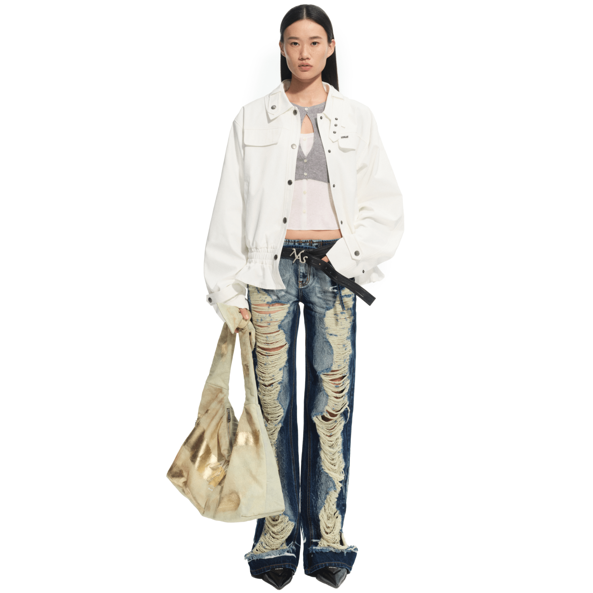 NAWS Mils Workwear Jacket in White | MADAX