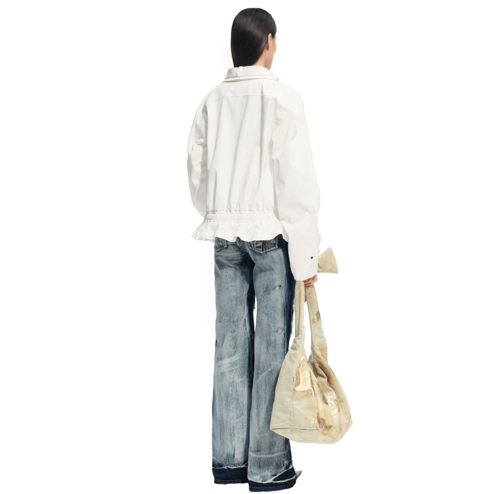 NAWS Mils Workwear Jacket in White | MADAX