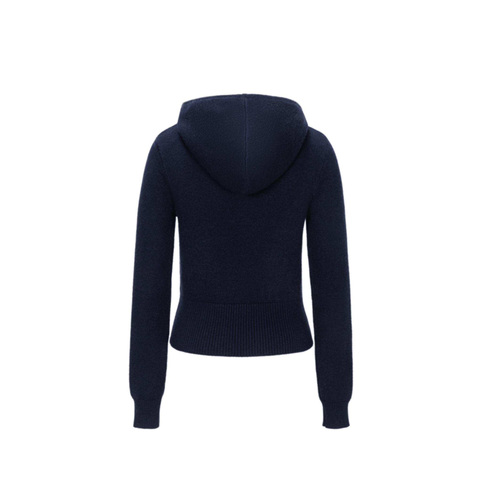 13DE MARZO Mini LOGO Tight Sweater in Navy Blue | MADAX